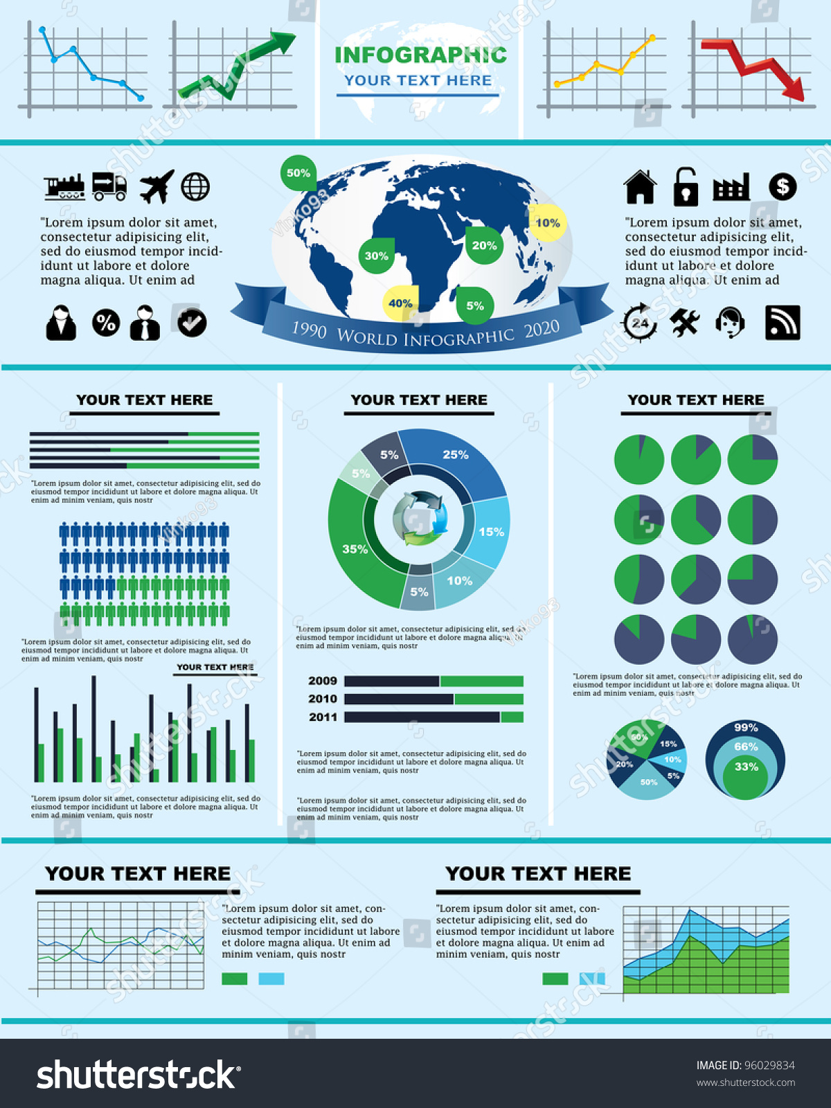 Vector Illustration Of An Infograph. - 96029834 : Shutterstock