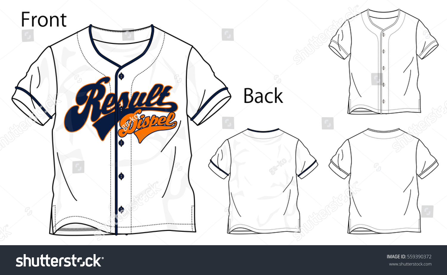 baseball t shirt vector