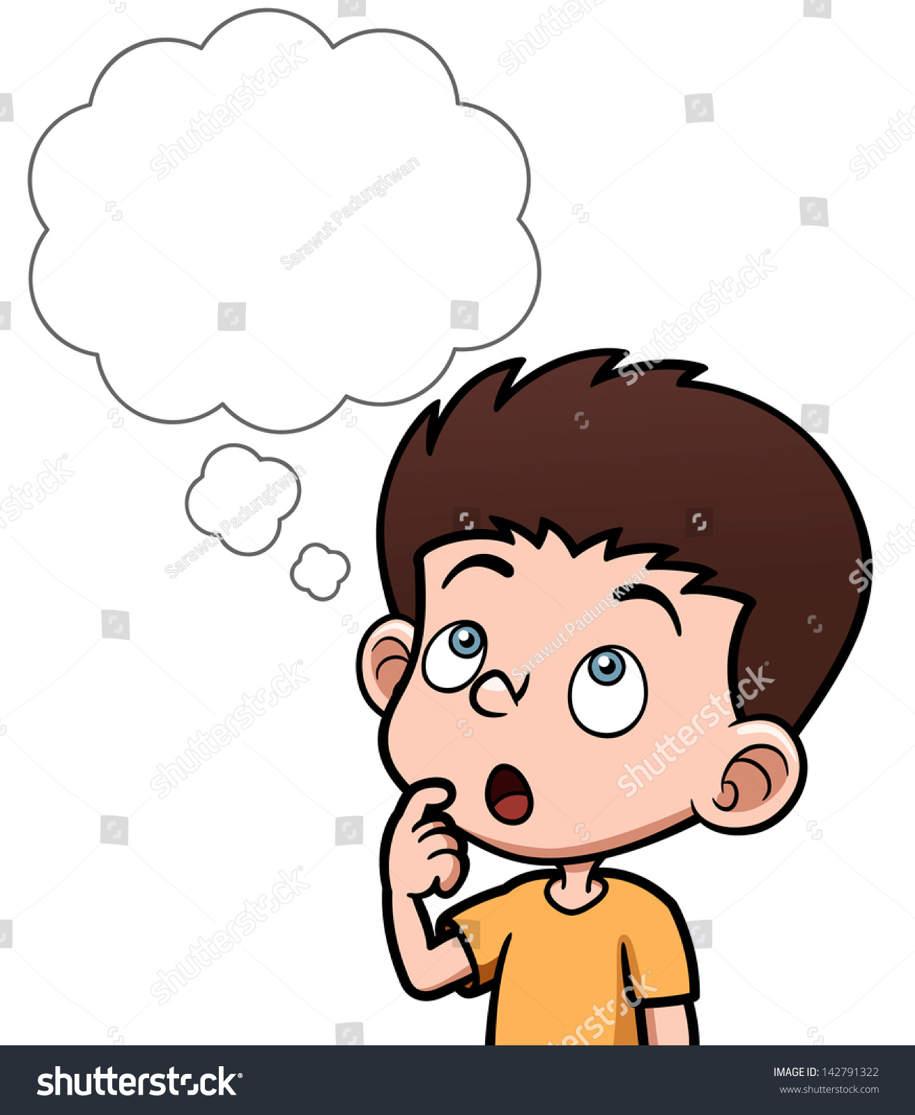 Featured image of post Thinking Face Child Cartoon Intended to show a person pondering or deep in thought