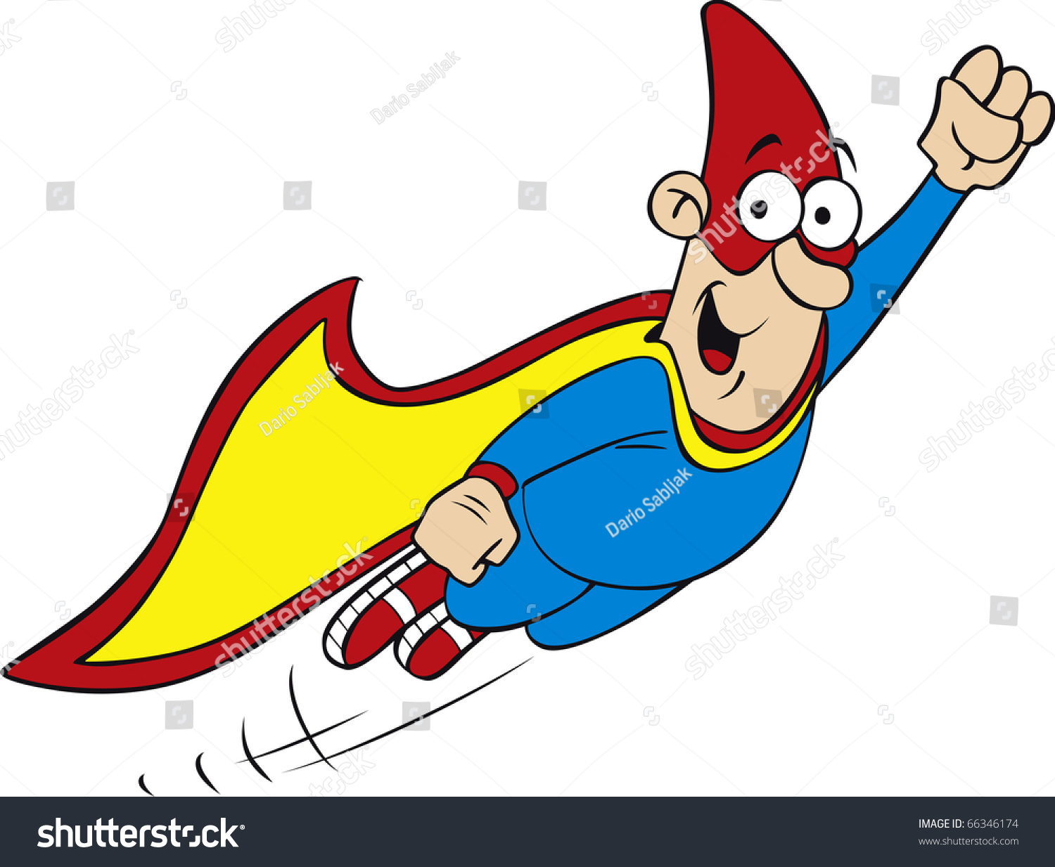 Vector Illustration Of Cartoon Geek Hero Character - 66346174 ...