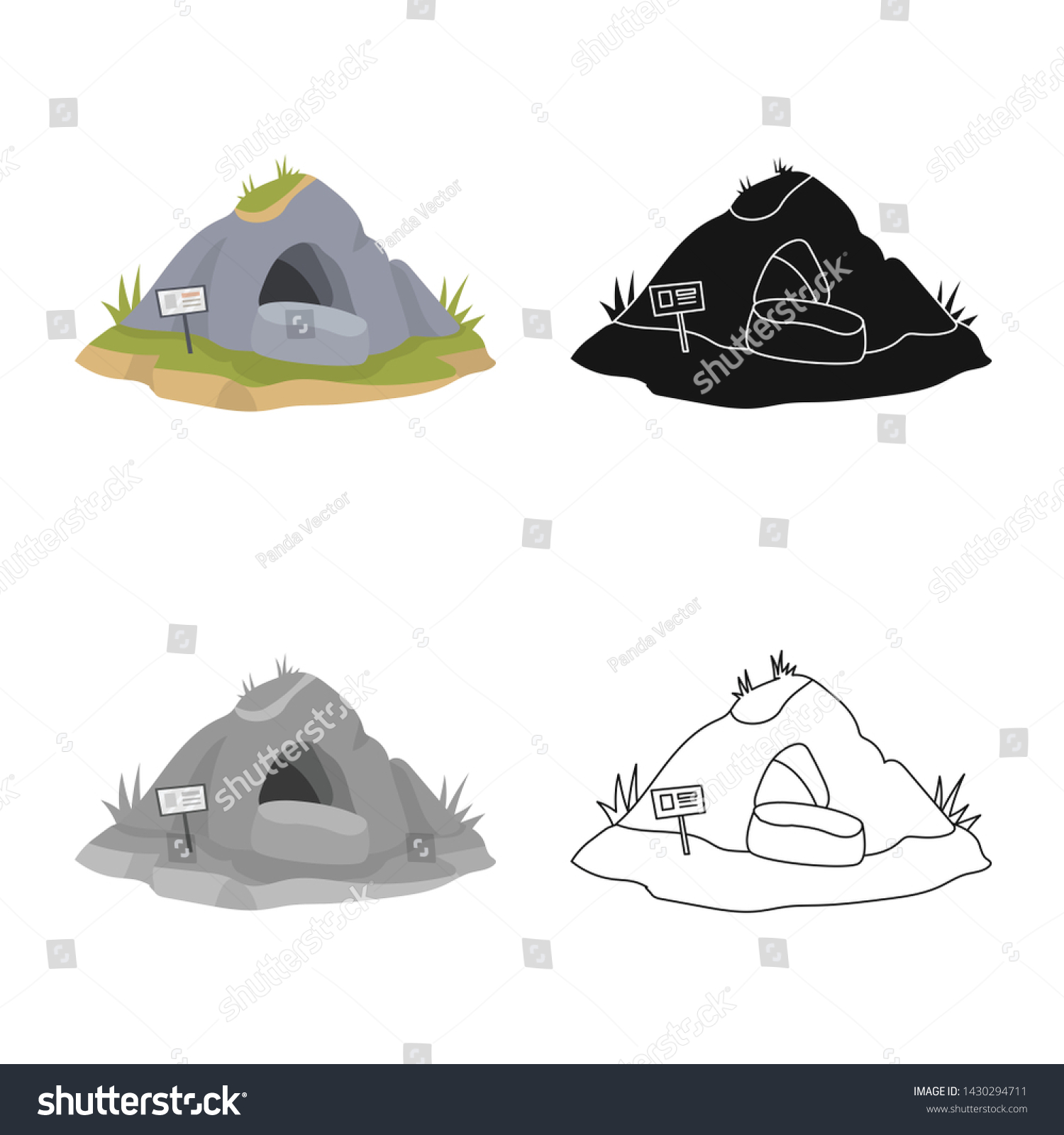 Featured image of post Bear Cave Clipart Black And White