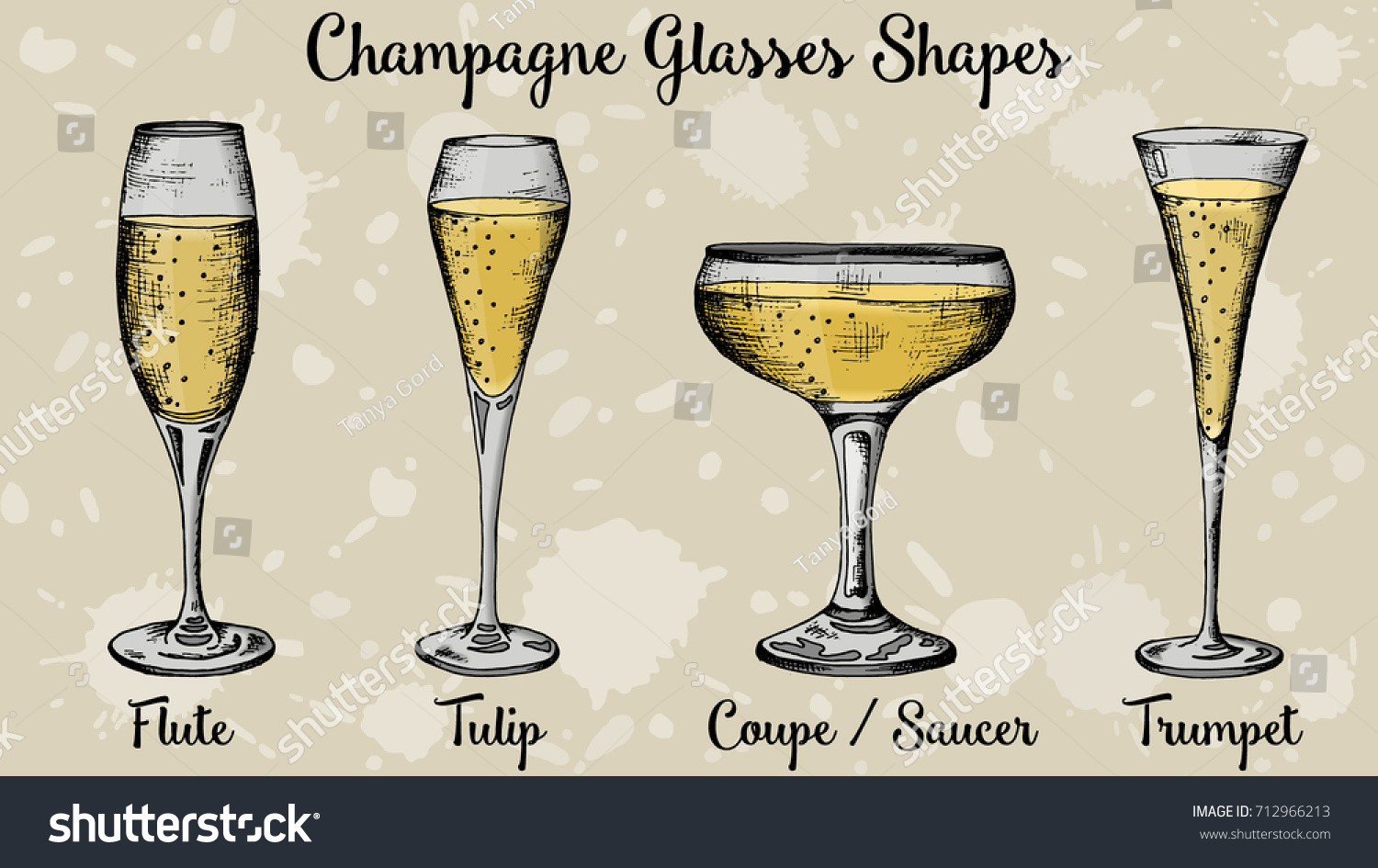 champagne flute shapes