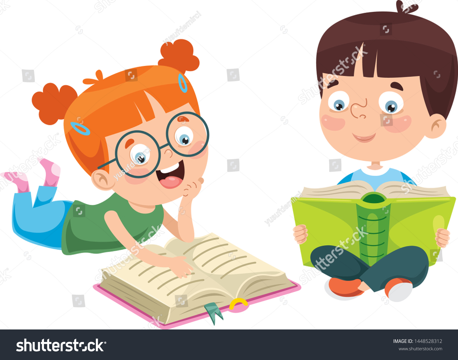 Vector Illustration Children Education Stock Vector (Royalty Free ...