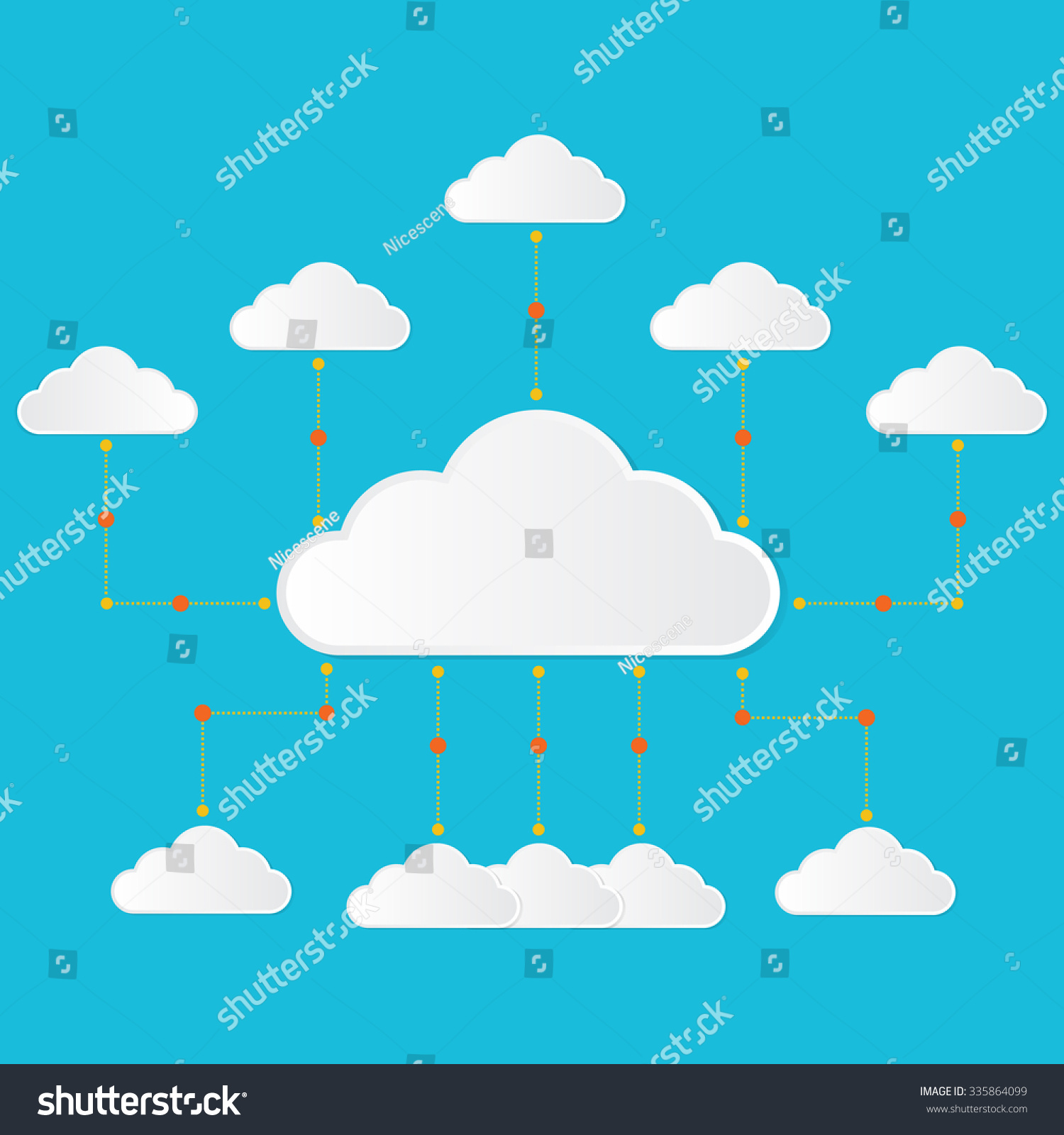 Vector Illustration Cloud Computing Concept Infrastructure Stock Vector Royalty Free 335864099 Vector Illustration Cloud Computing Concept Infrastructure Stock Vector Royalty Free 335864099