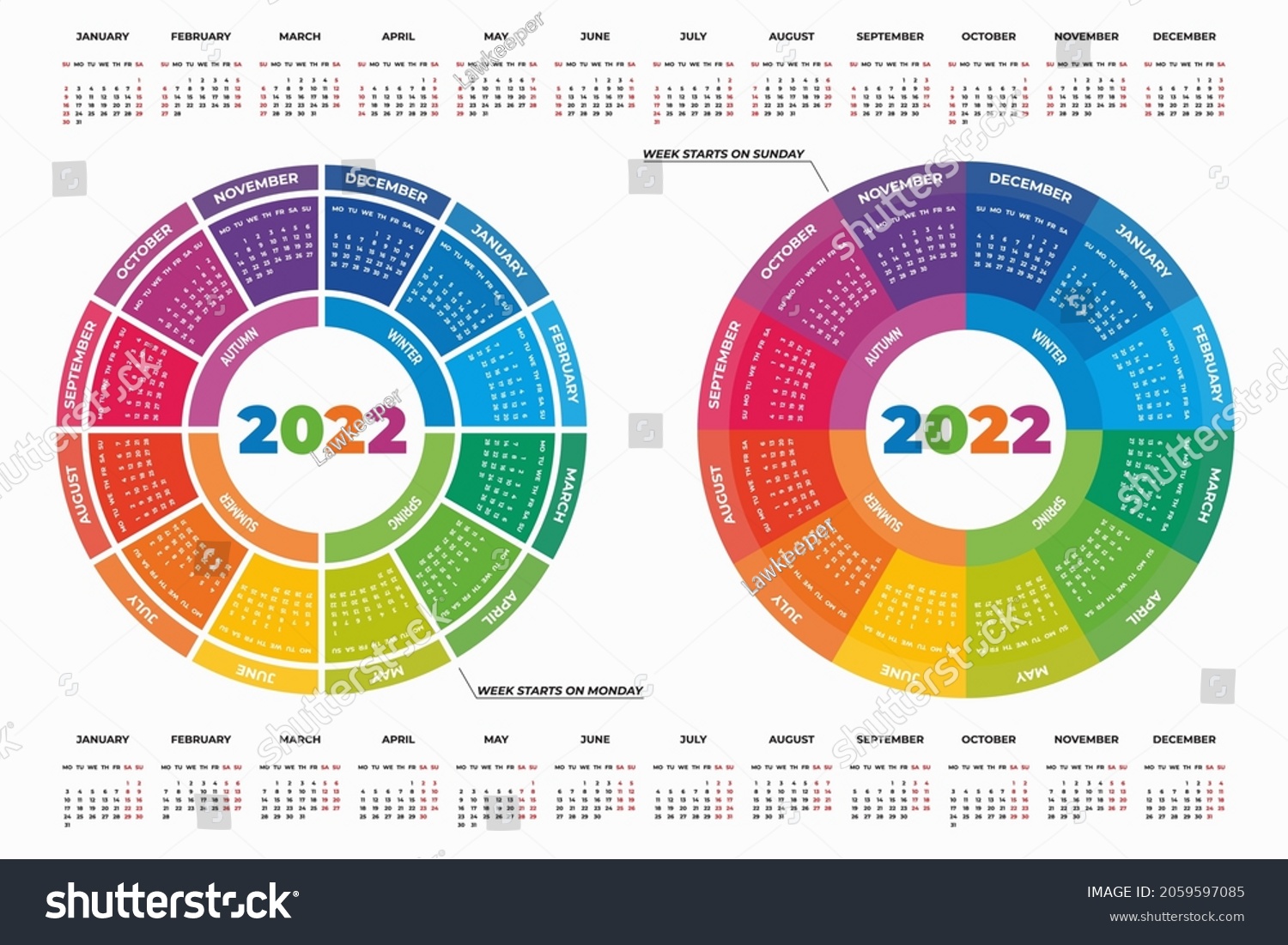 Calendario Redondo Imágenes Fotos De Stock Y Vectores Shutterstock 3388