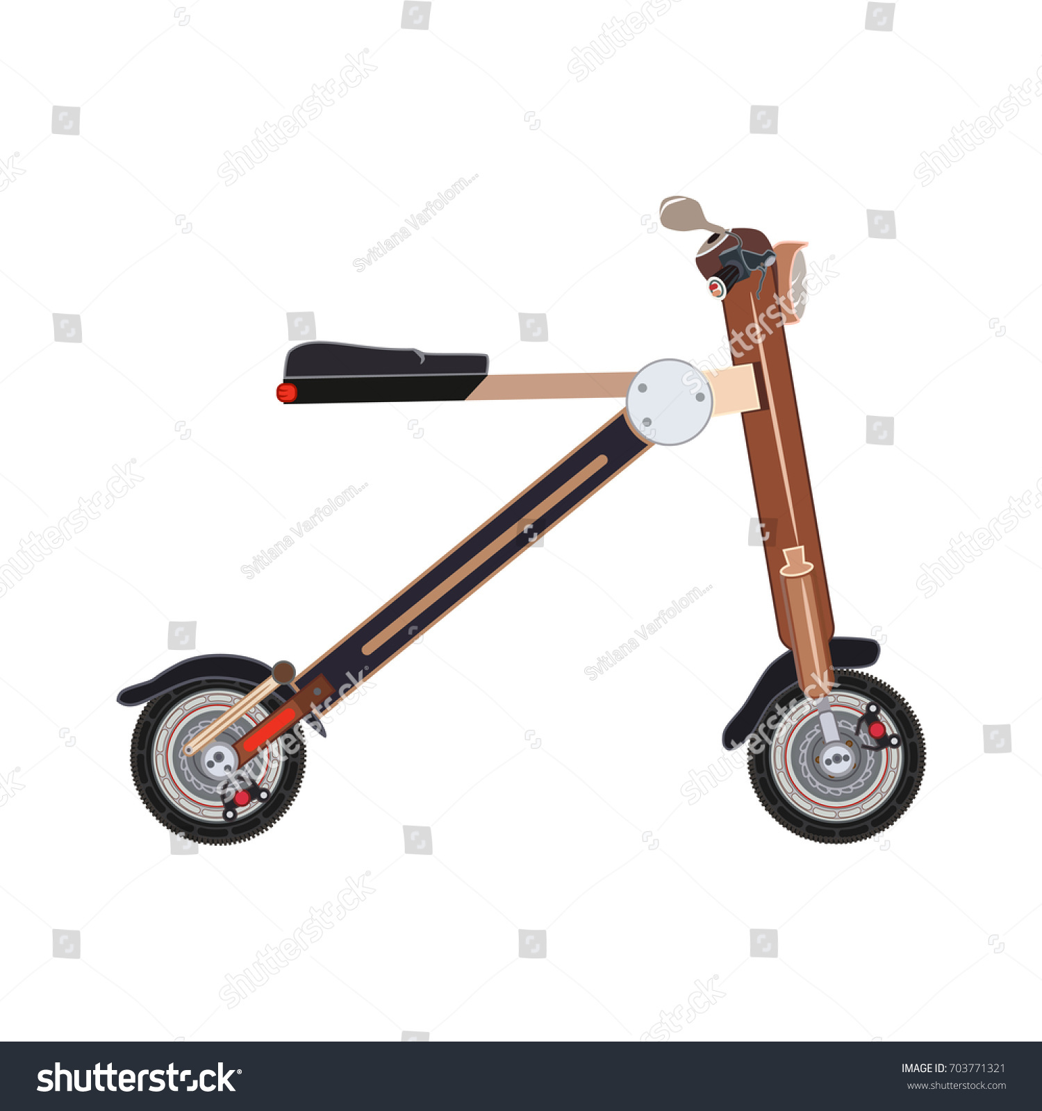 folding scooter bike