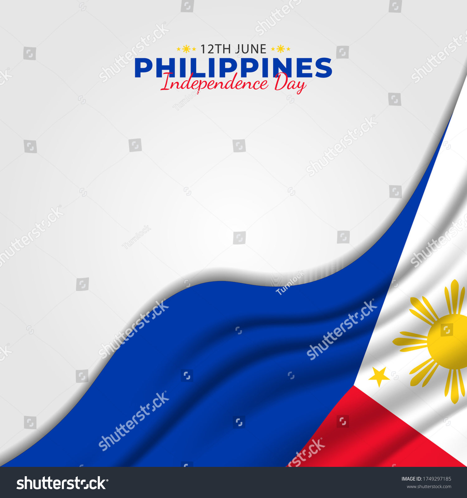 SVG of Vector illustration of Filipino Araw ng Kalayaan. Philippine Independence Day. Patriotic poster design. vector illustration svg