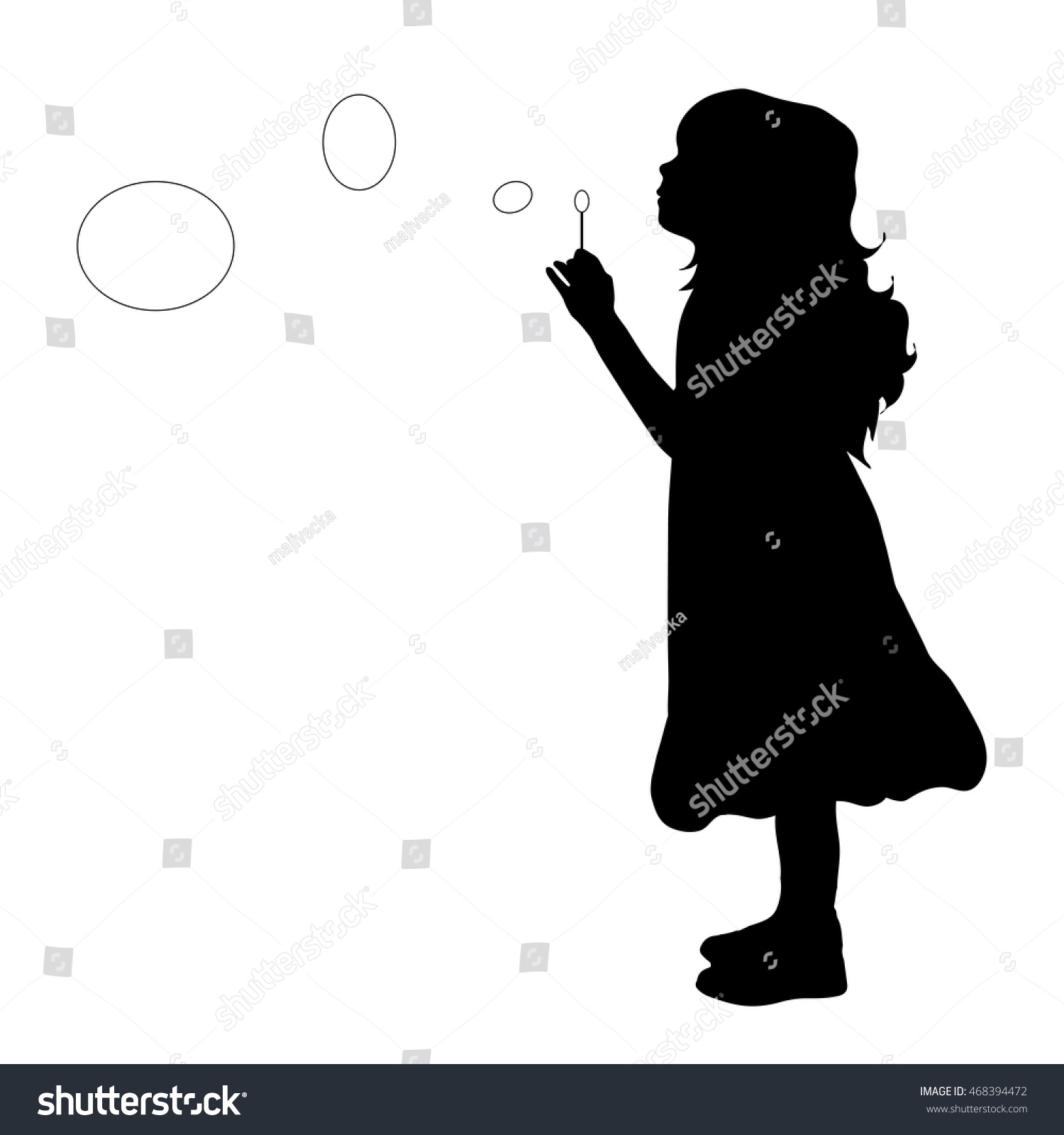 494 Girl blowing bubbles silhouette Images, Stock Photos & Vectors ...