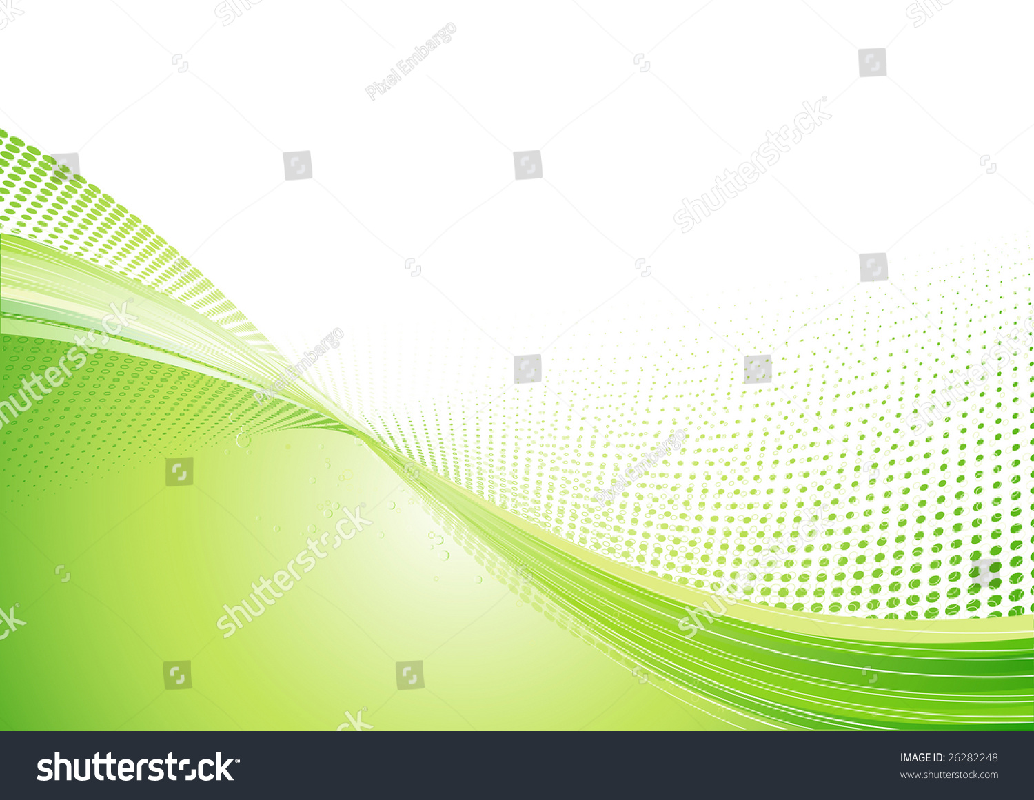 Vector Illustration Green Abstract Techno Background Stock Vector ...