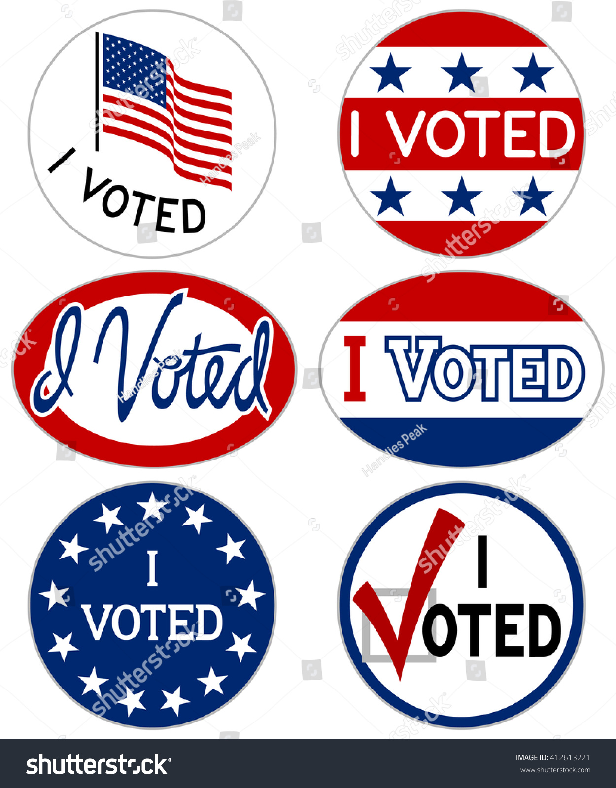 voted vector sticker i Vector I Stock Voted Illustration Vector Stickerssigns