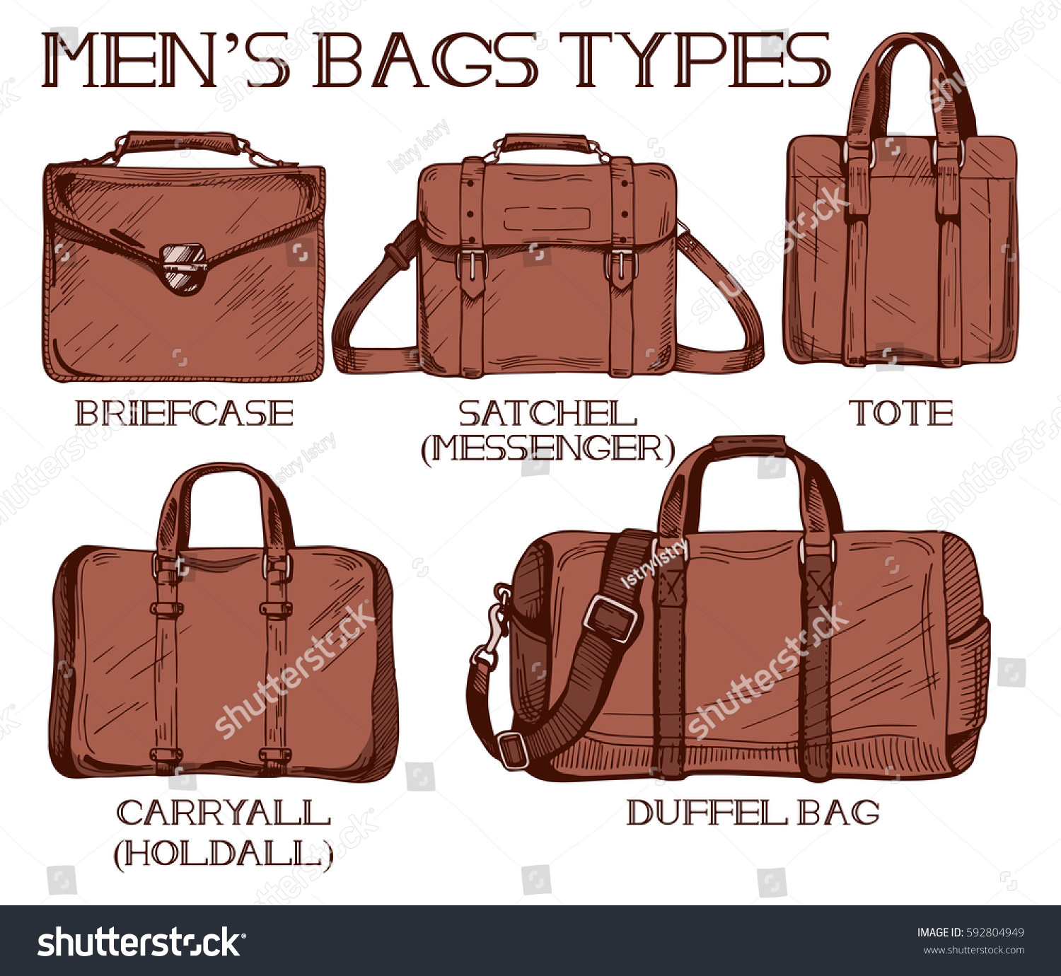 mens leather carryall