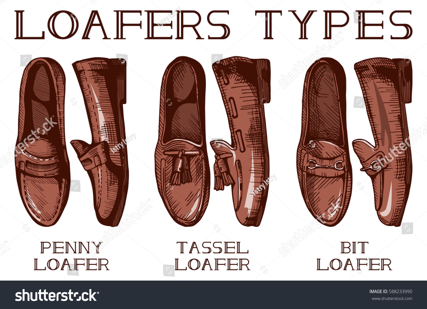 mens vintage loafers