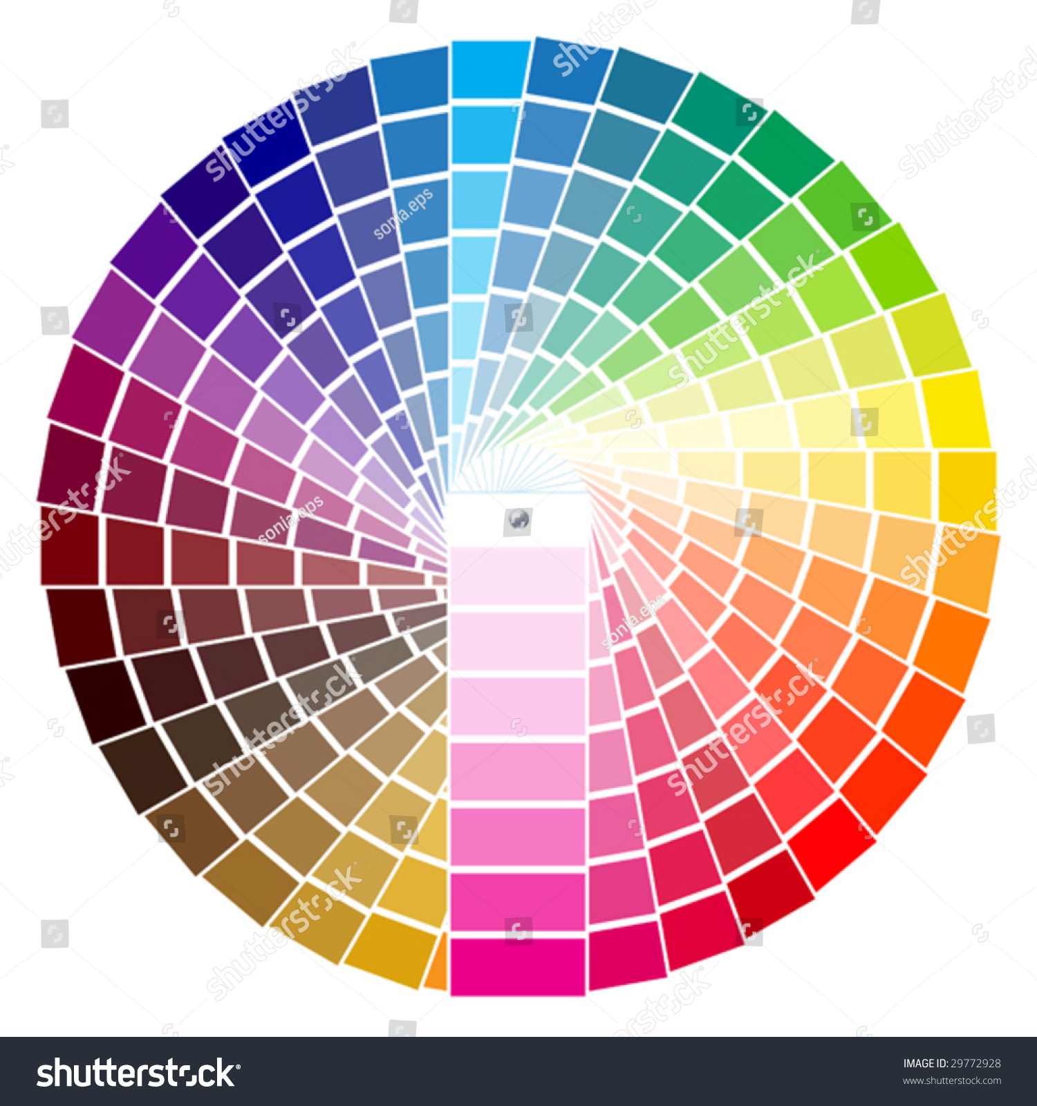 Vector Illustration Pantone Stock Vector 29772928 - Shutterstock