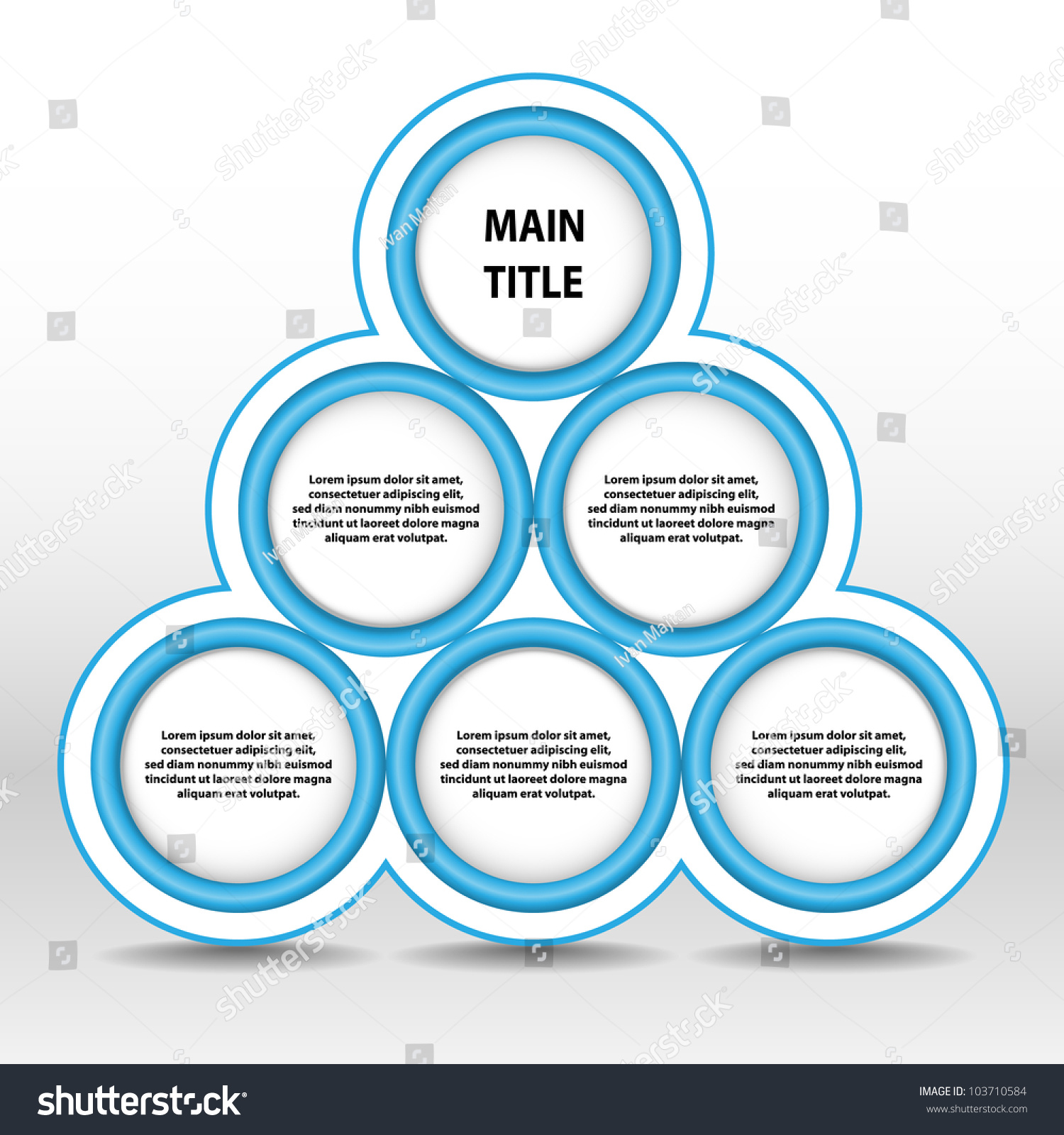 Vector Illustration Progress Pyramid Timeline Template: Vector có sẵn ...