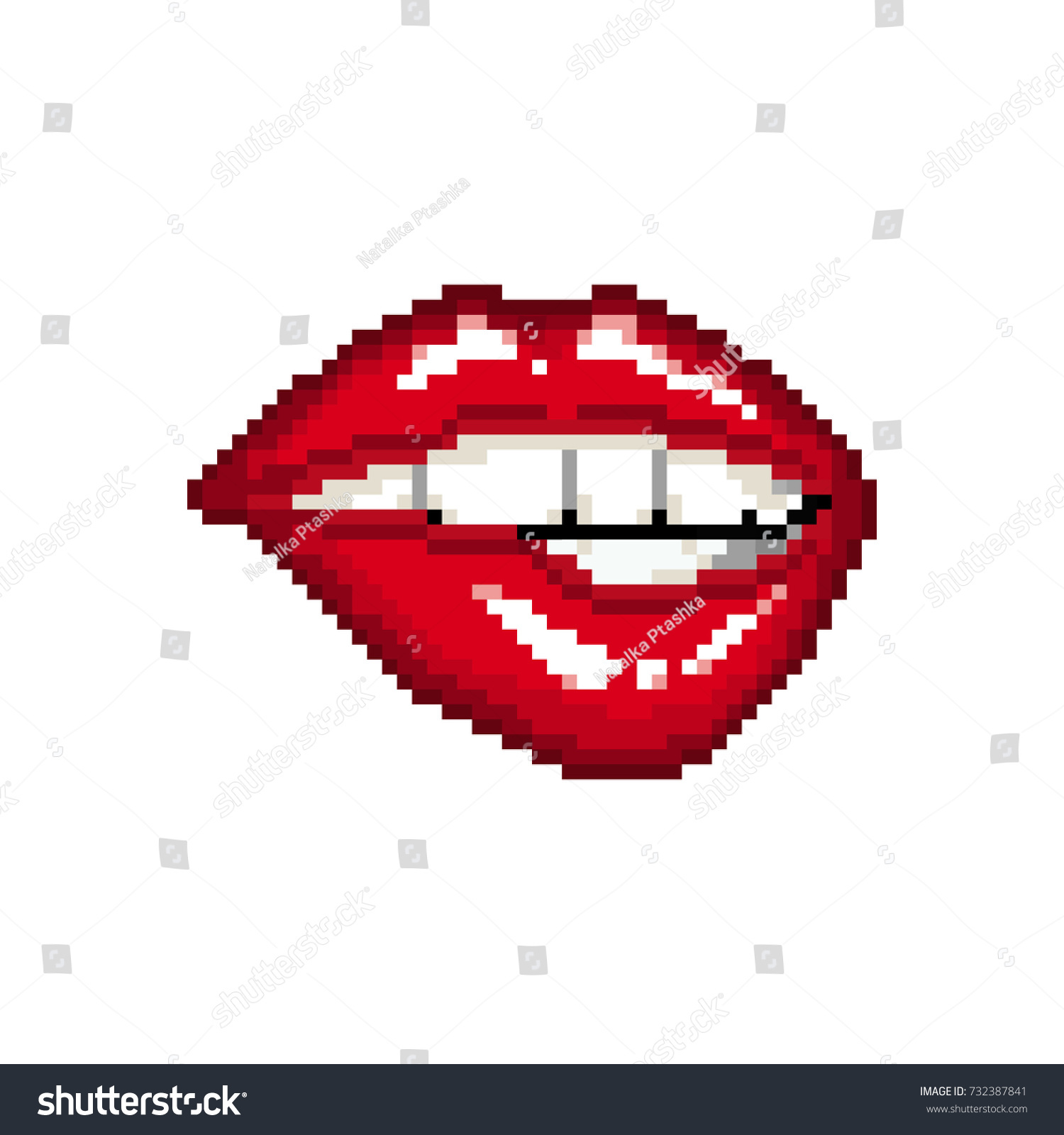 Pixel Mouth Shutterstock