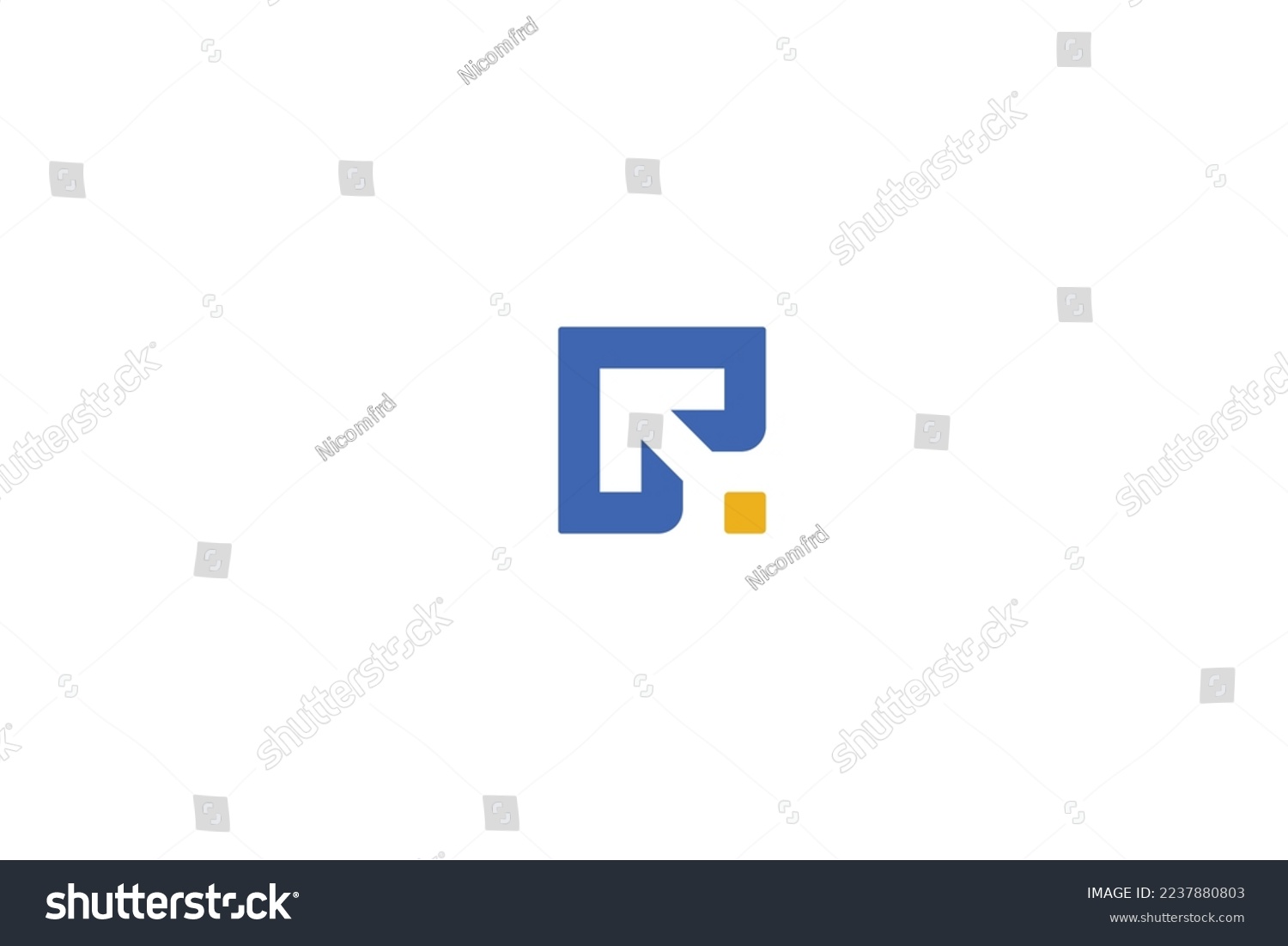 SVG of vector illustration of simple square arrow concept with L and P alphabet symbol. good for any company svg