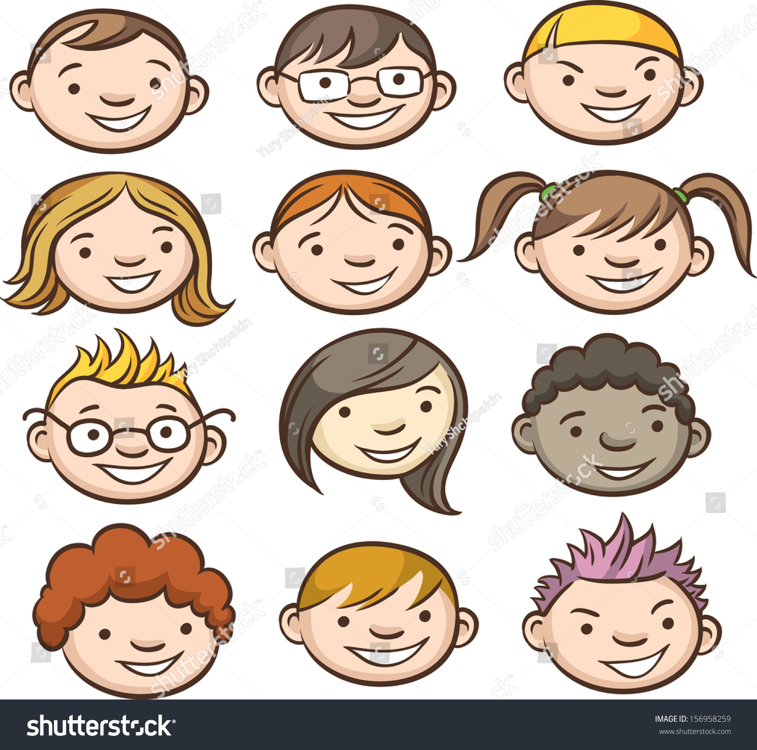 290 Child without hair Stock Vectors, Images & Vector Art | Shutterstock