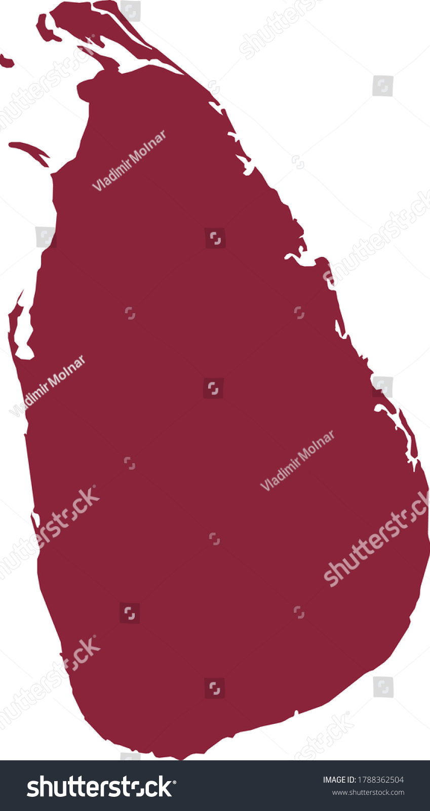 Vector Illustration Sri Lanka Map Stock Vector Royalty Free Vector Illustration Sri Lanka Map Stock Vector Royalty Free