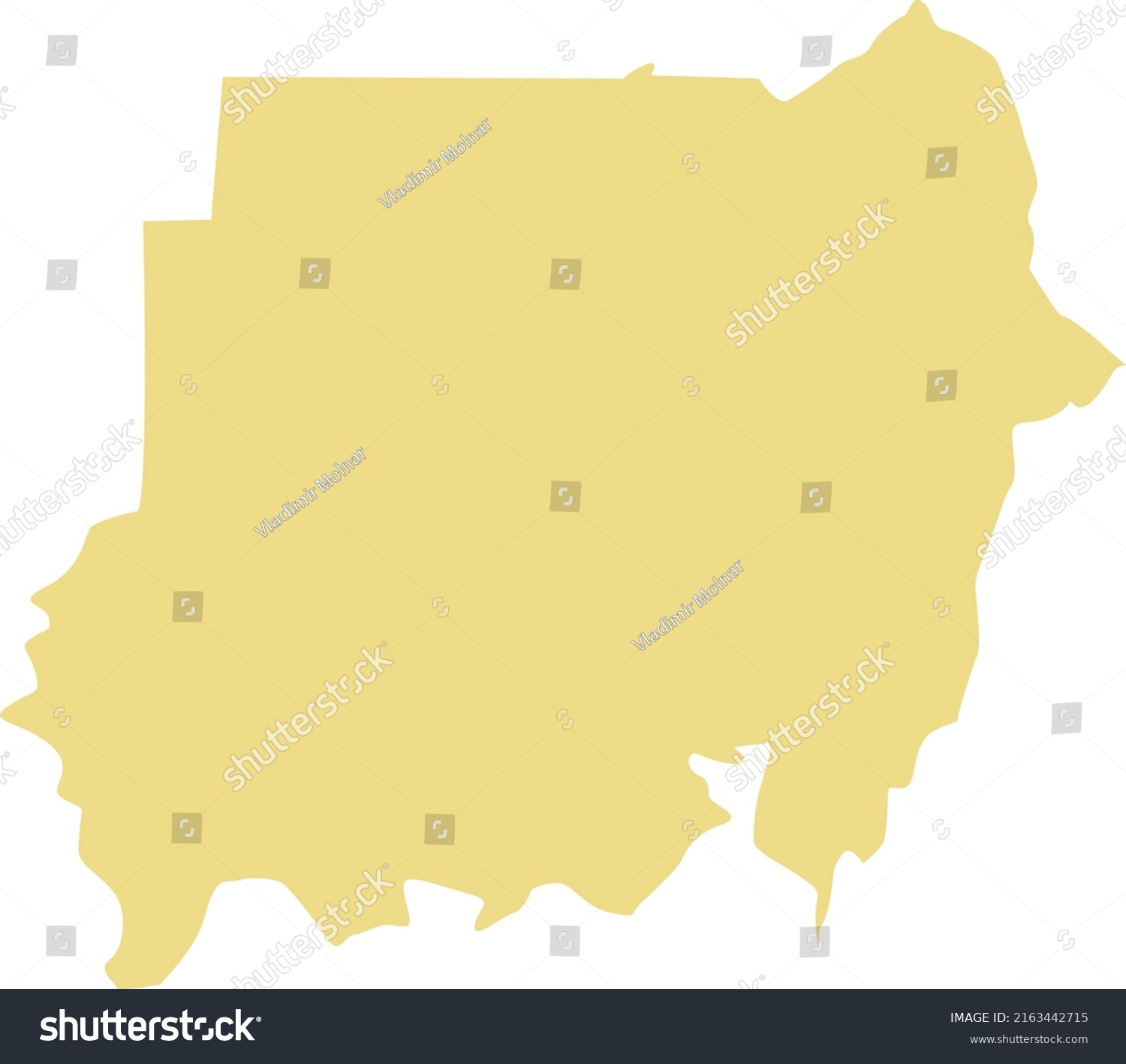 Vector Illustration Sudan Map Stock Vector Royalty Free 2163442715   Stock Vector Vector Illustration Of Sudan Map 2163442715 