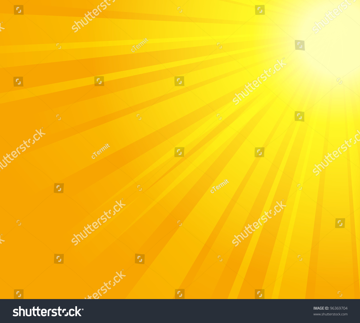 Vector Illustration Sunburst Stock Vector (Royalty Free) 96369704