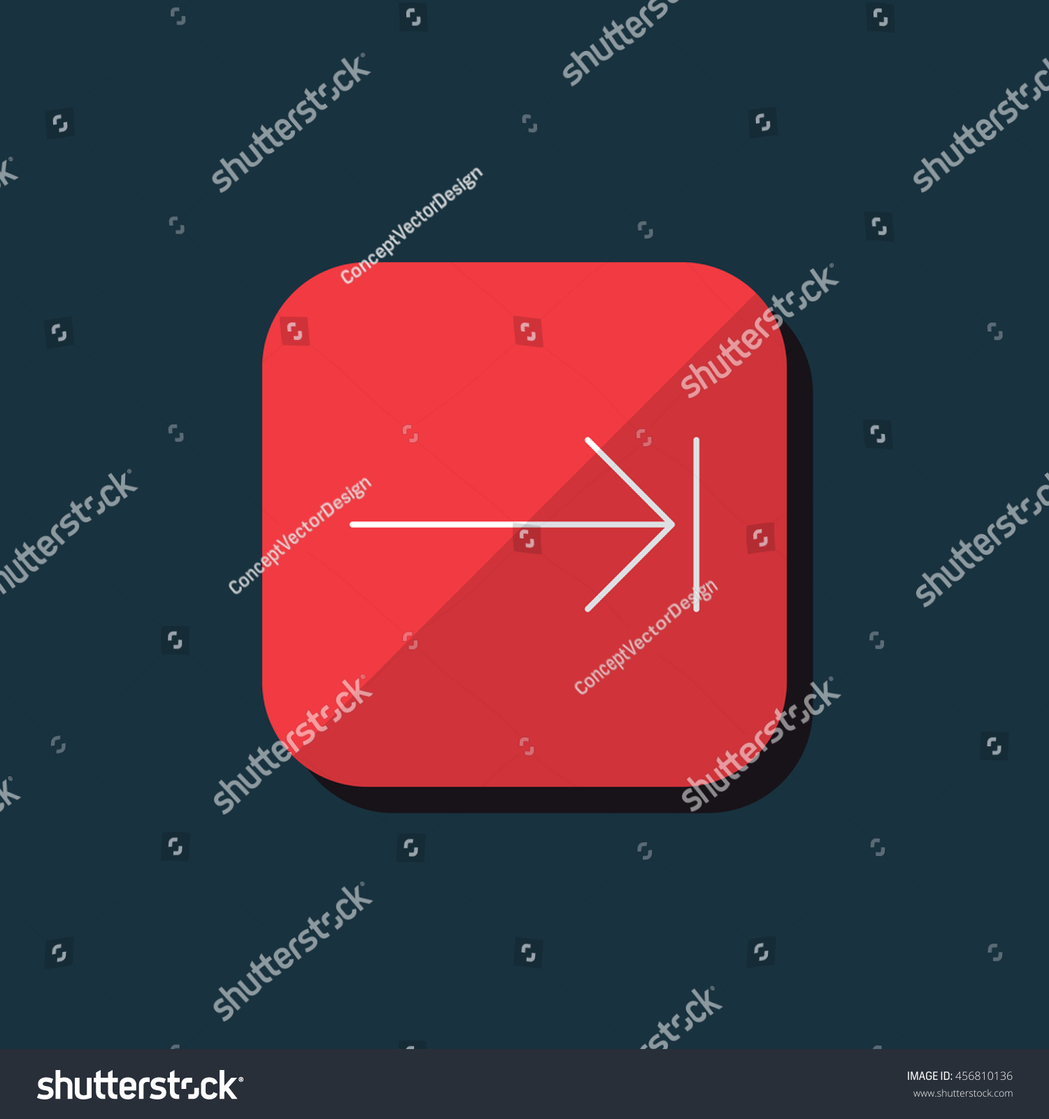 Vector Illustration Of Tab Key Icon 456810136 Shutterstock