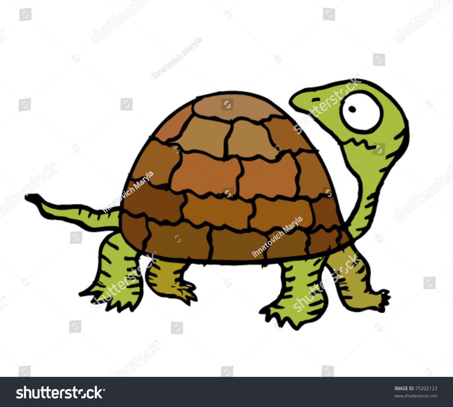 Vector Illustration Terrapin Stock Vector (Royalty Free) 75202123