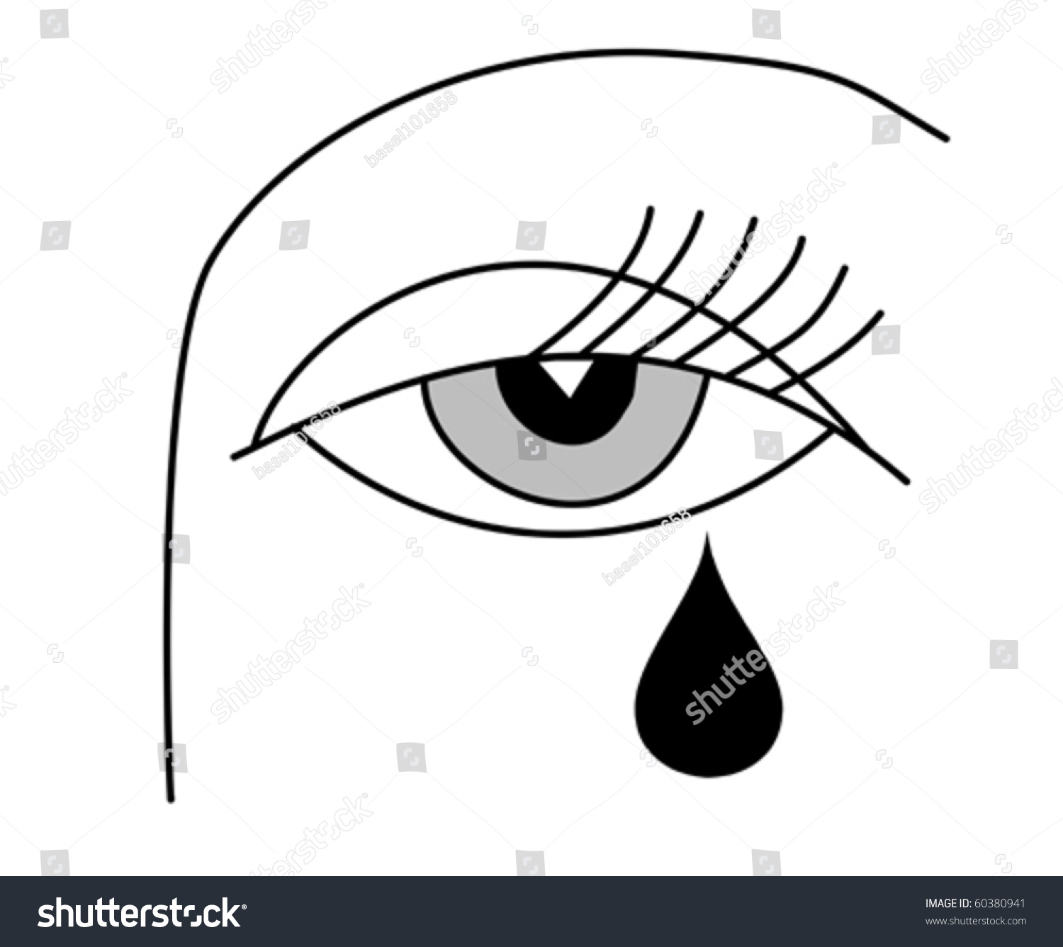 Vector Illustration Eye Witch Stock Vector (Royalty Free) 60380941