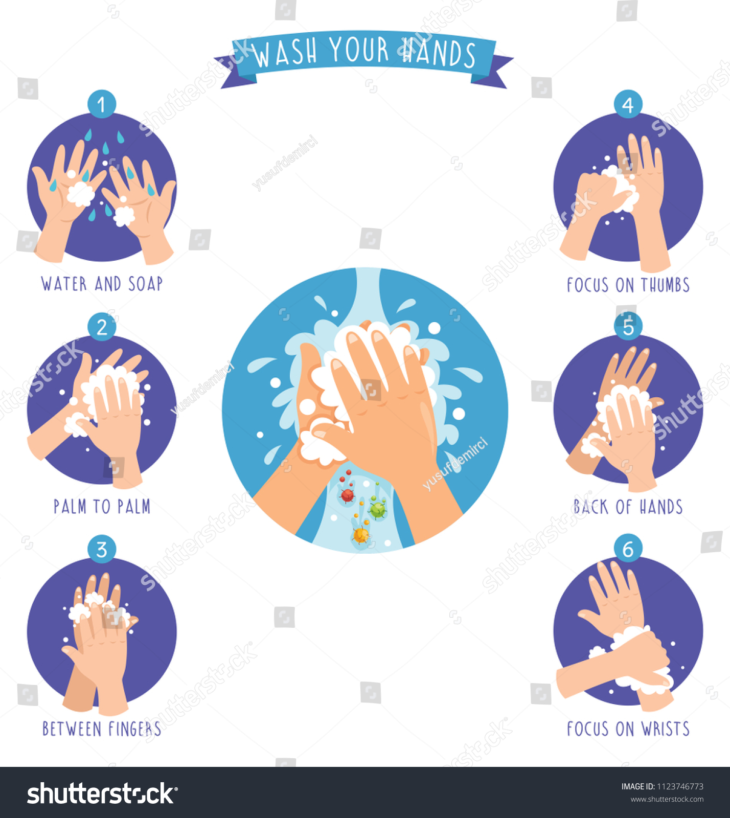 8,631 Kid hand wash Stock Illustrations, Images & Vectors | Shutterstock