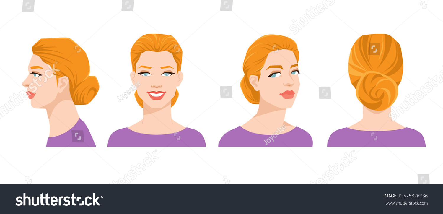 Download Vector Illustration Womans Face On White Stock Vector ...