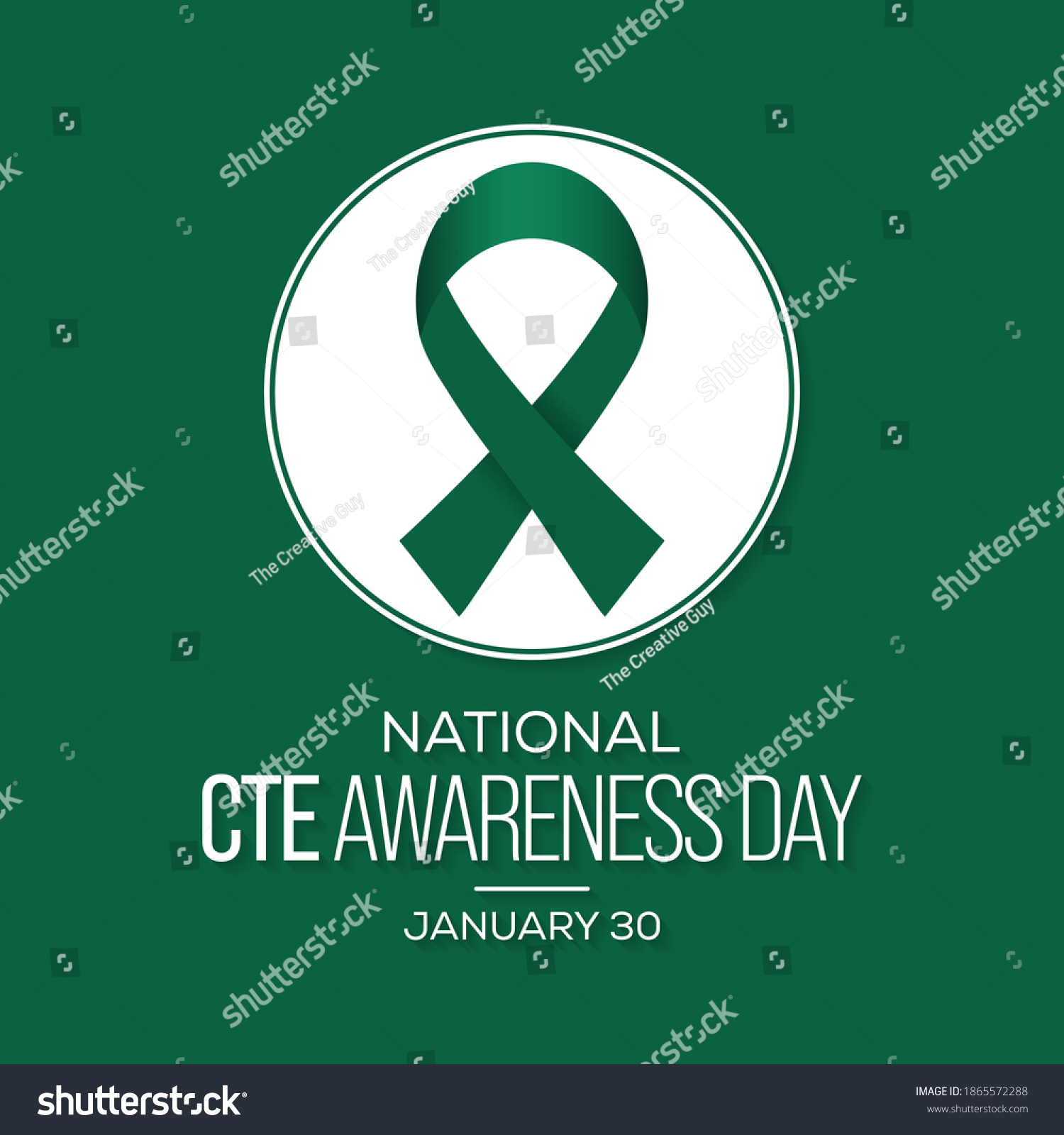 SVG of Vector illustration on the theme of National chronic traumatic encephalopathy (CTE) awareness day observed each year on January 30th. svg