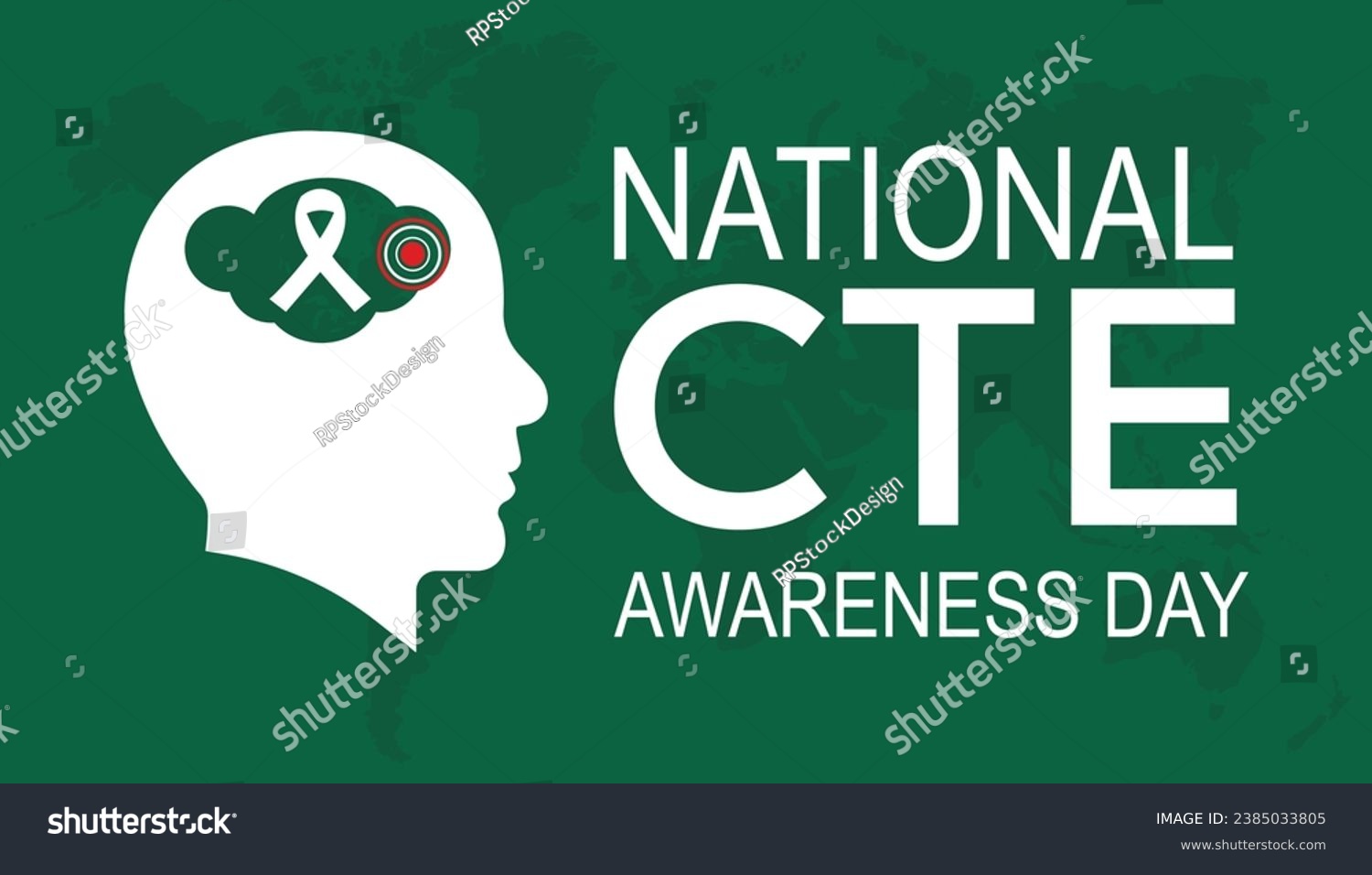 SVG of Vector illustration on the theme of National chronic traumatic encephalopathy (CTE) awareness day observed each year during January.banner, Holiday, poster, card and background design. svg