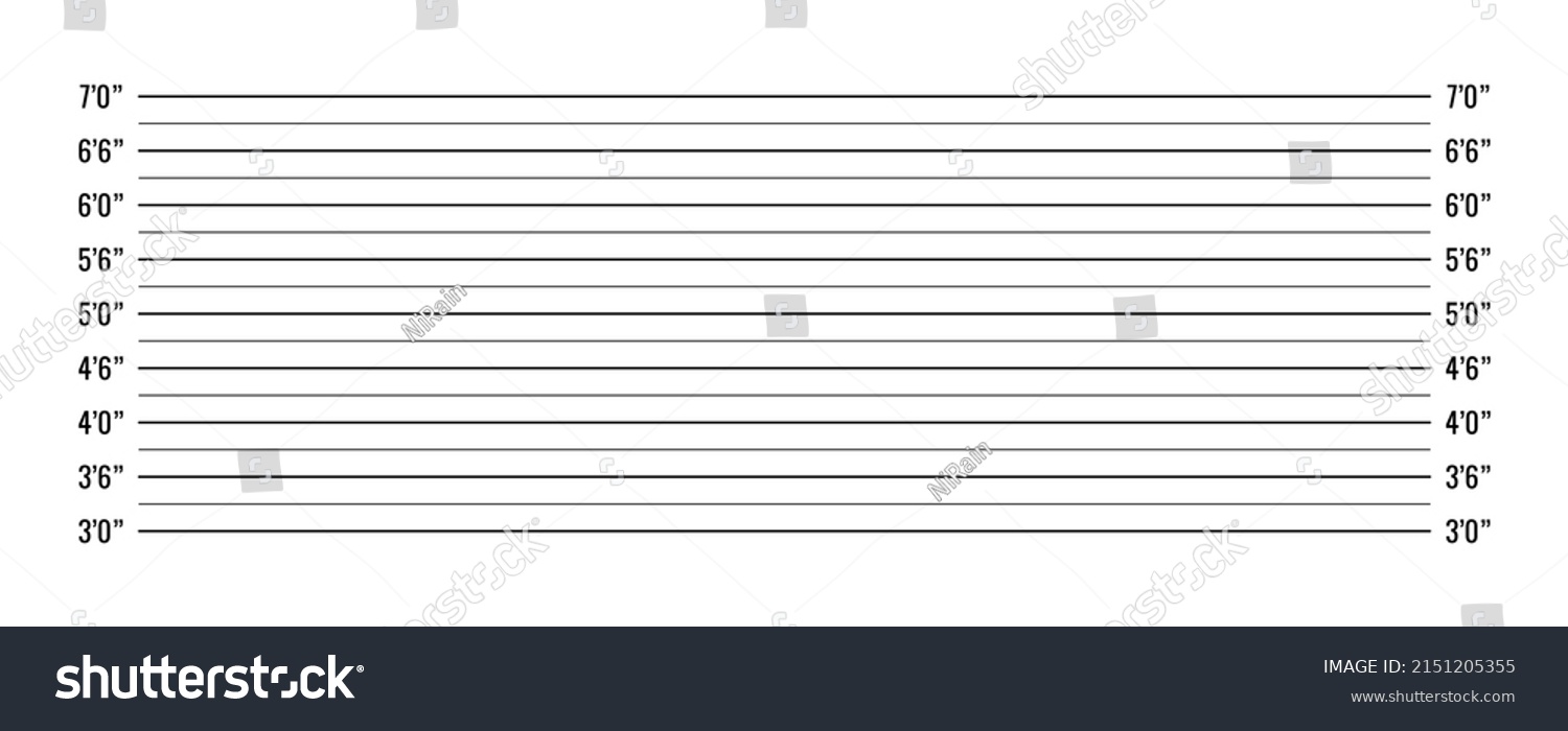 Vector Illustration Police Mugshot Isolated On Stock Vector (royalty 