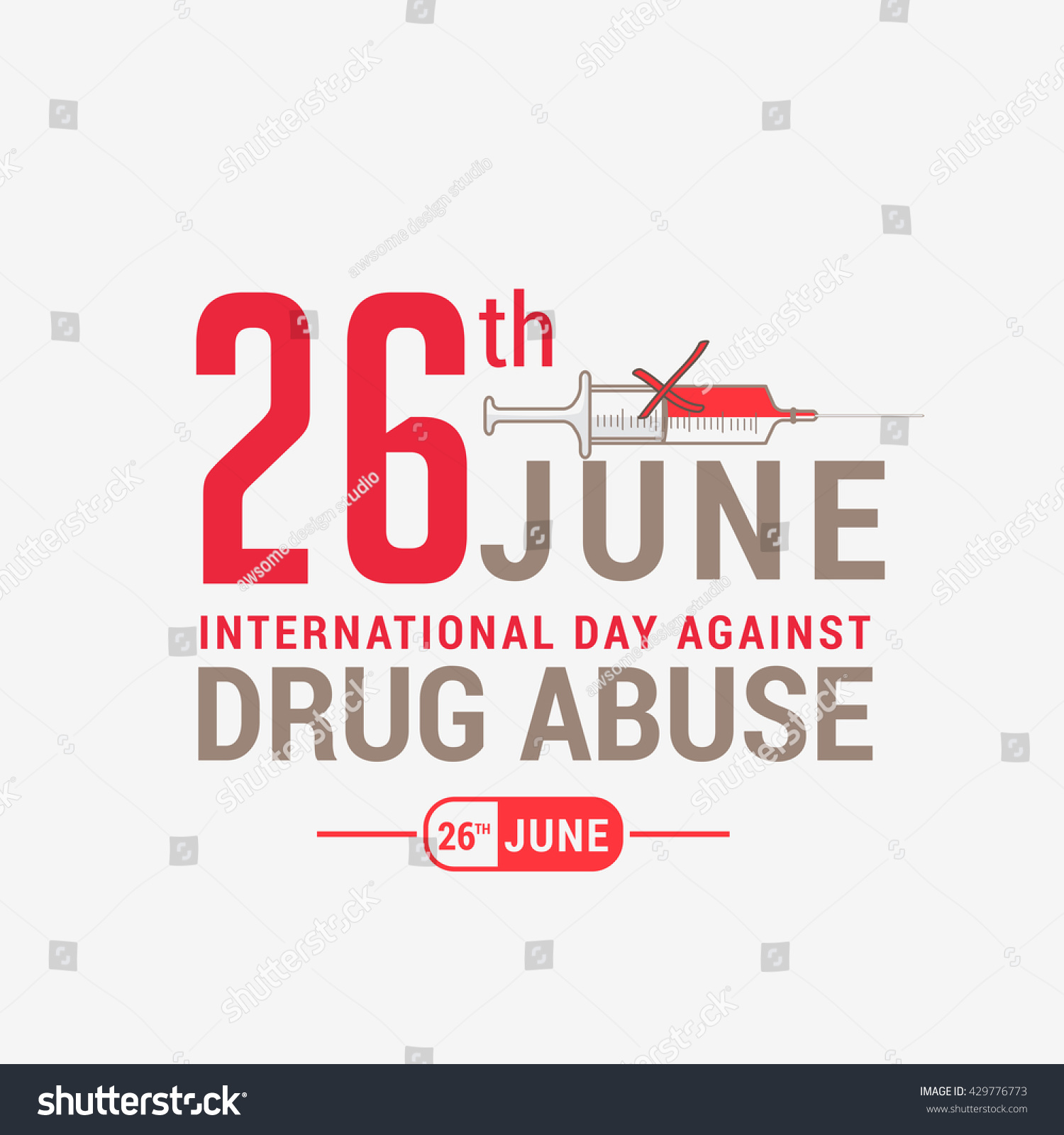 Vector Illustrationposter Banner International Day Against Stock Vector ...