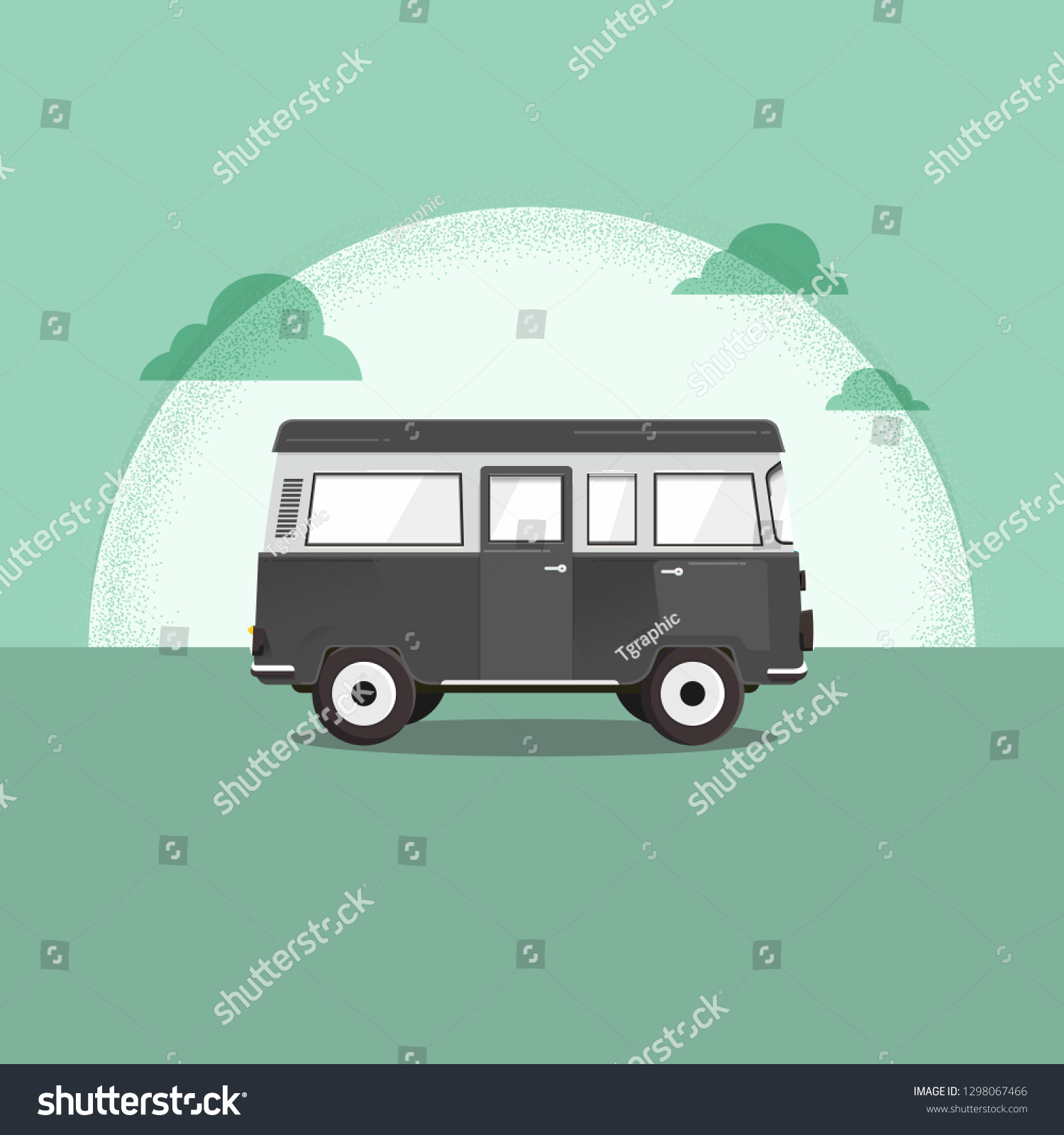 old black van