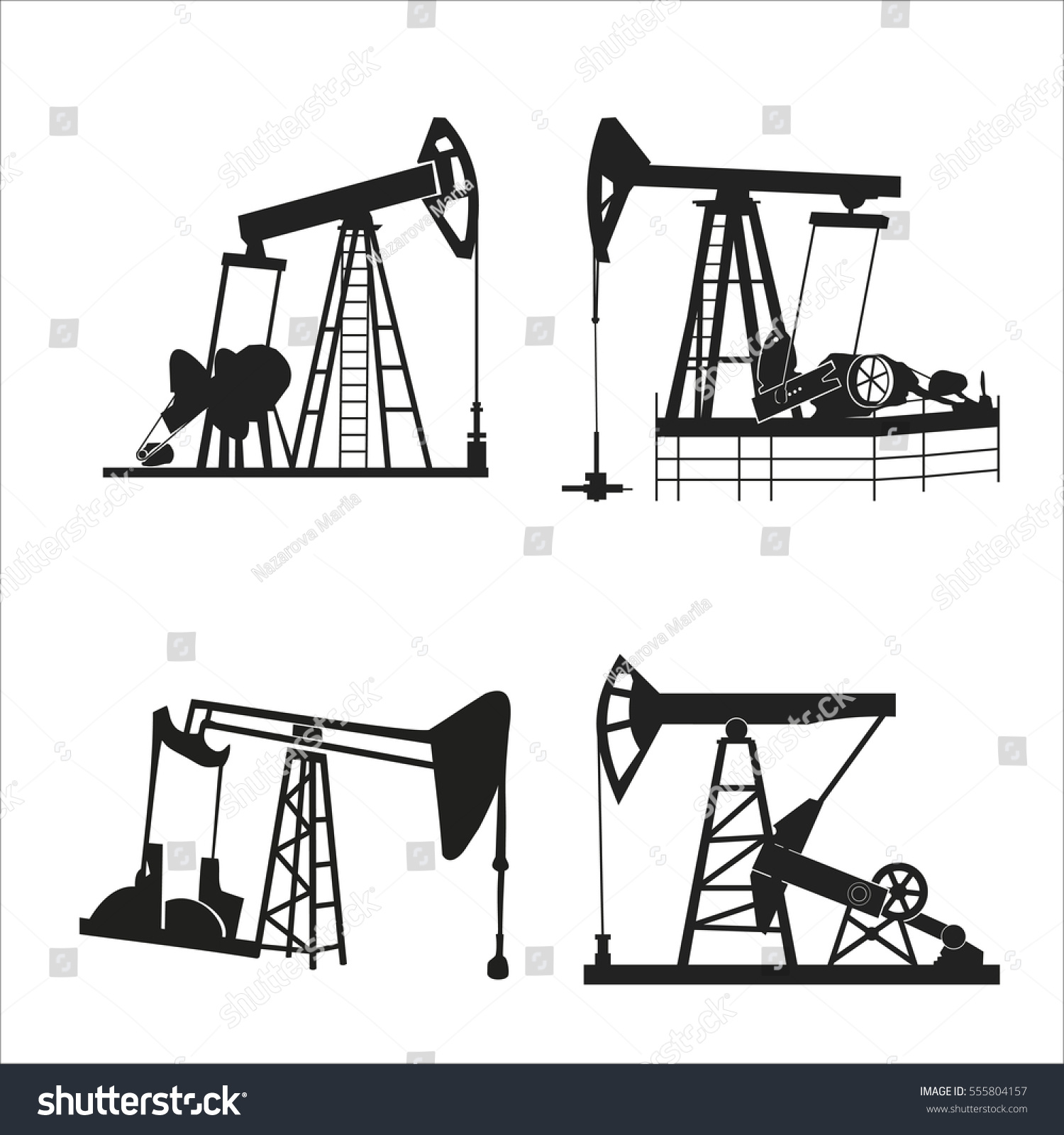 Vector Illustration Set Silhouette Images Pumps Stock Vector (Royalty ...