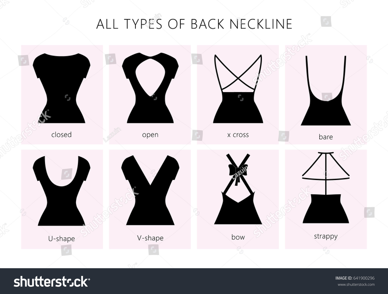 Types of women`s shirts stock vector. Illustration of shop - 144613578