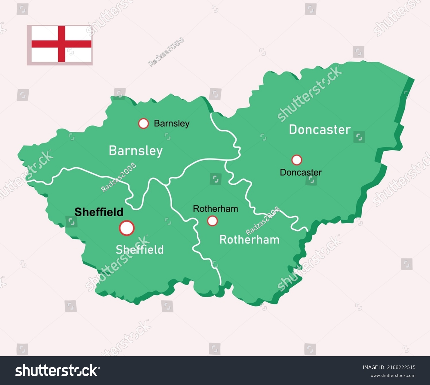 845 Map of yorkshire Images, Stock Photos & Vectors | Shutterstock