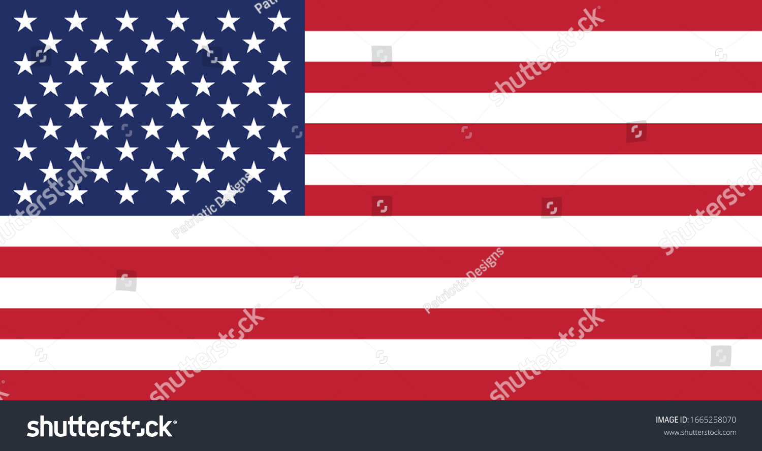 SVG of vector image of american flag svg