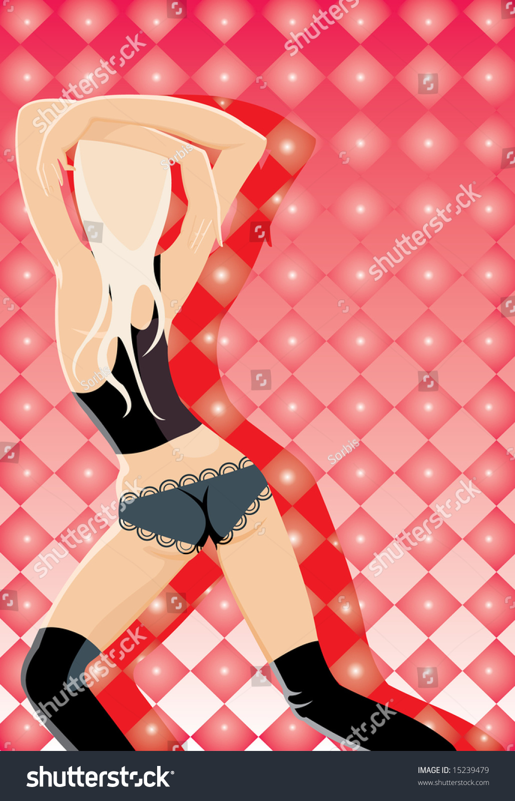 Vector Image Sexy Stripper Stock Vector Royalty Free Shutterstock