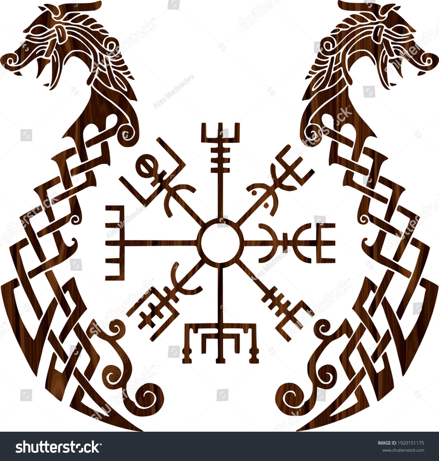 Vector Image Symbol Ancient Warriors Stock Vector (Royalty Free ...