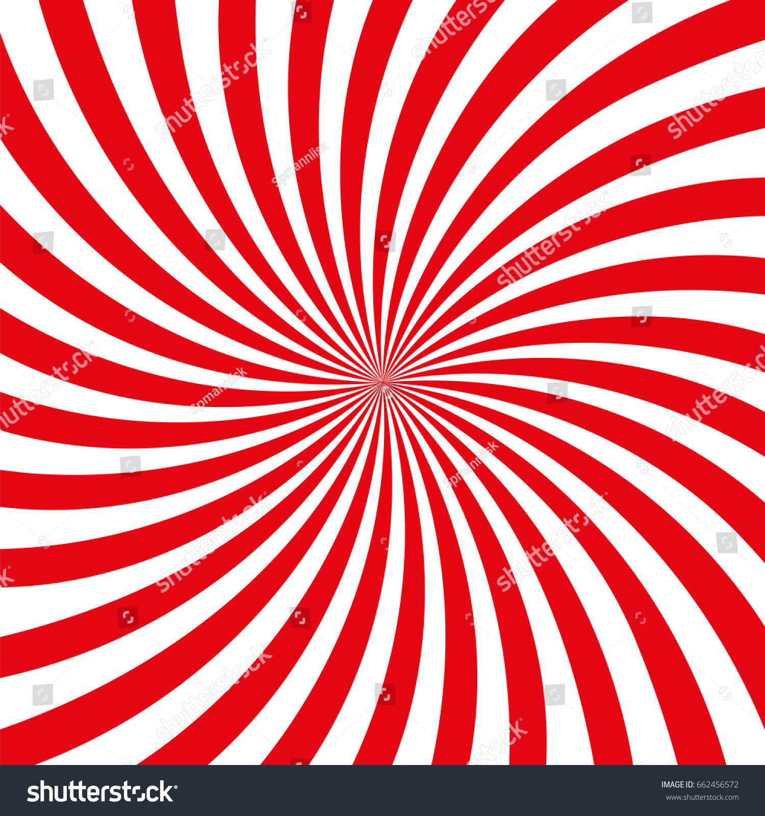 Vector Image Red White Striped Background Stock Vector 662456572