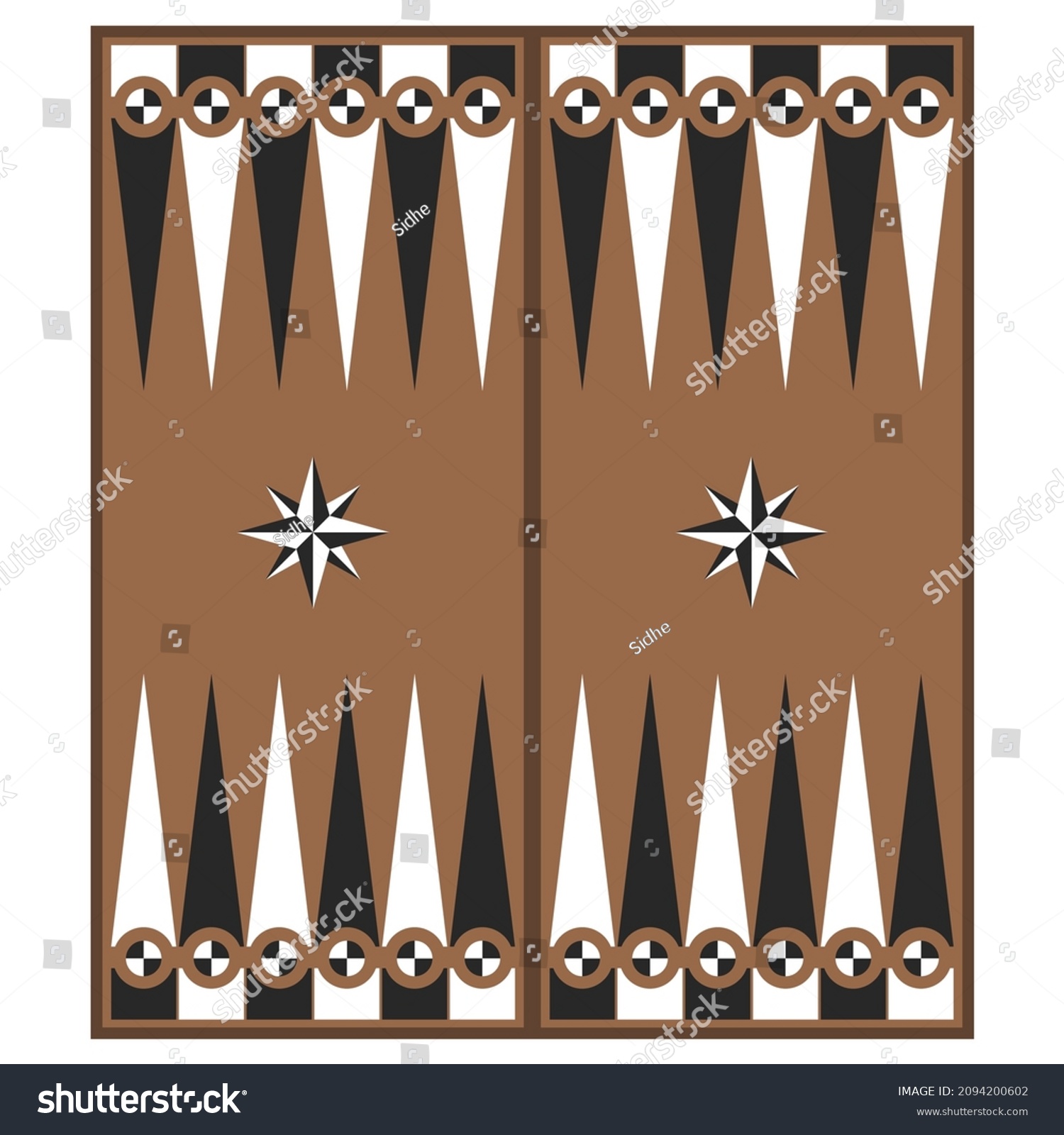 SVG of vector image with backgammon board for your project svg