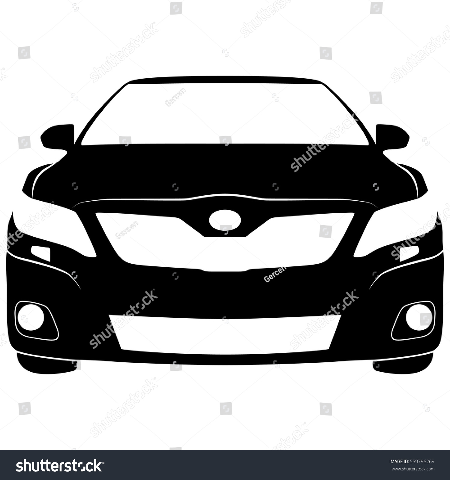 SVG of Vector isolated car sign svg