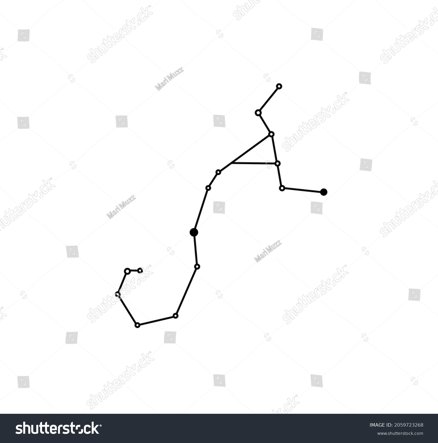 Scorpio constellation Images, Stock Photos & Vectors | Shutterstock