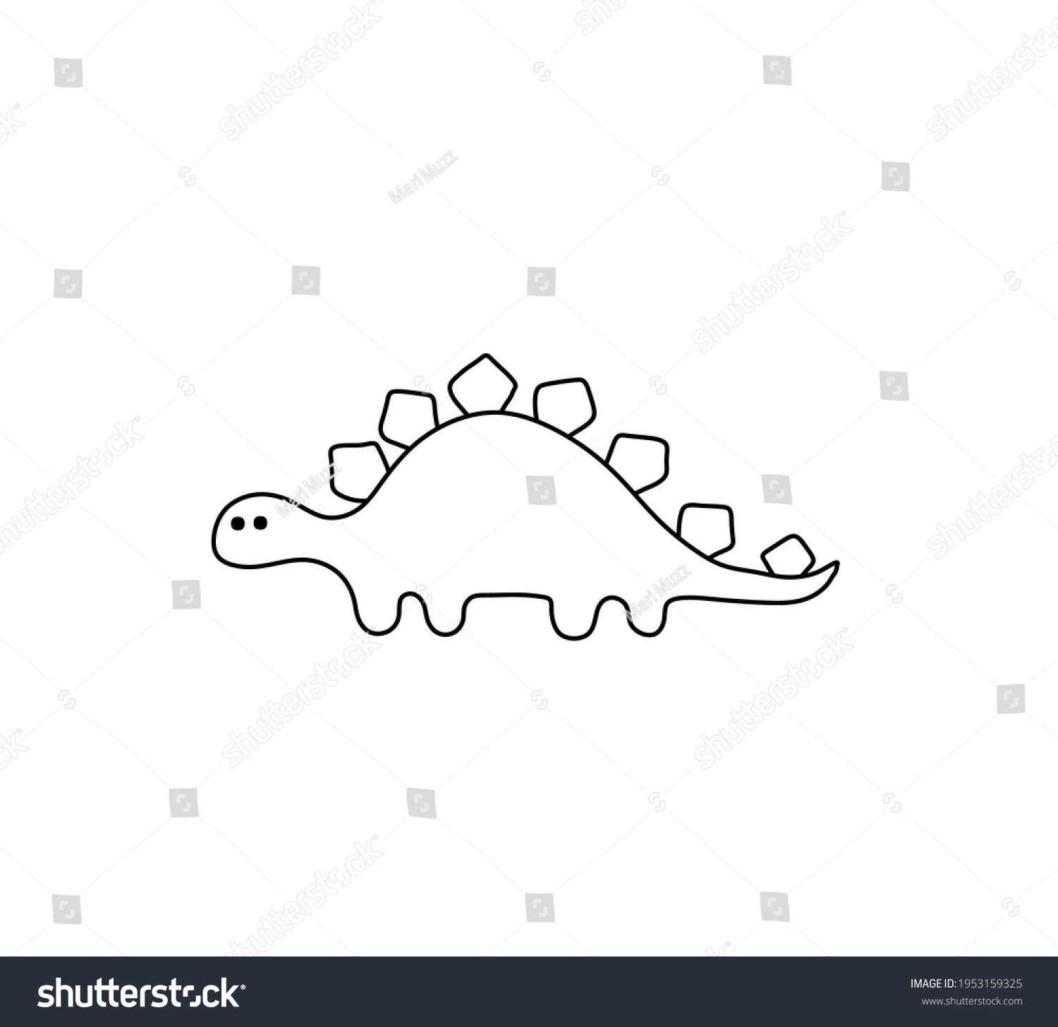 1,437 Simple dinosaur outline Images, Stock Photos & Vectors Shutterstock