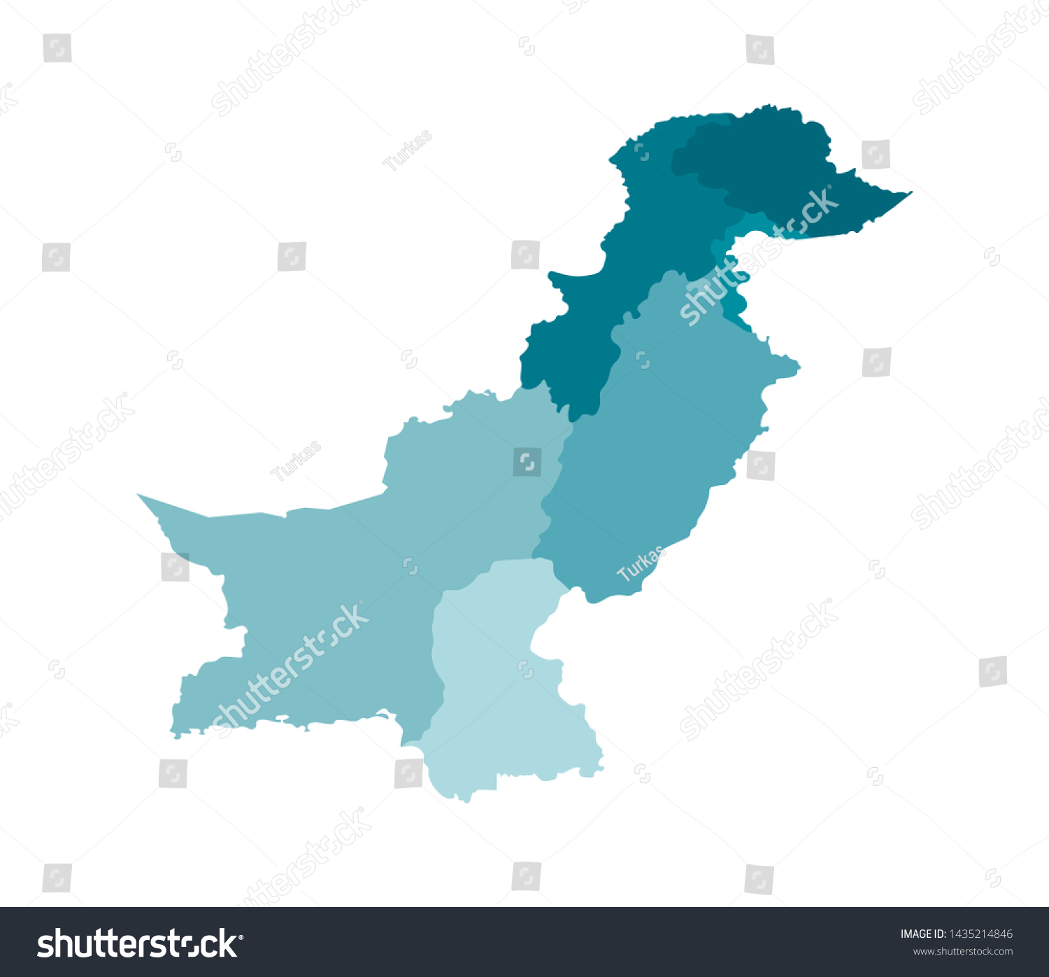 Vector Isolated Illustration Simplified Administrative Map Vector De Stock Libre De Regalías 7598