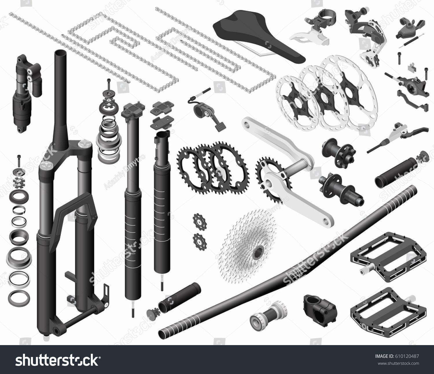 mountain bike components