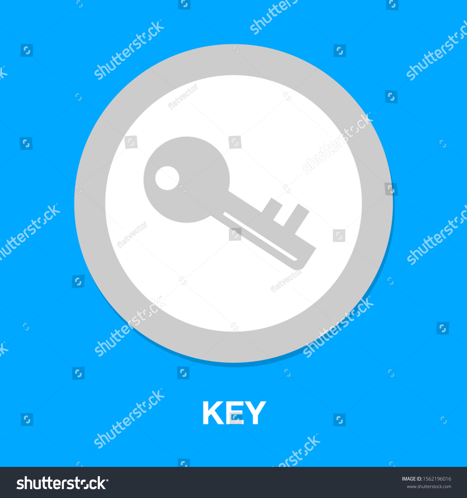 Vector Key Symbol Keys Illustration Unlock Stock Vector (Royalty Free