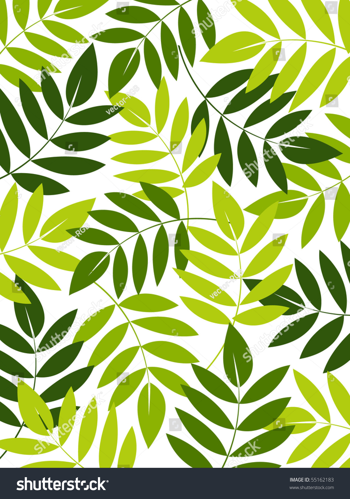 Vector Leaf Background Design Stock Vector 55162183 - Shutterstock