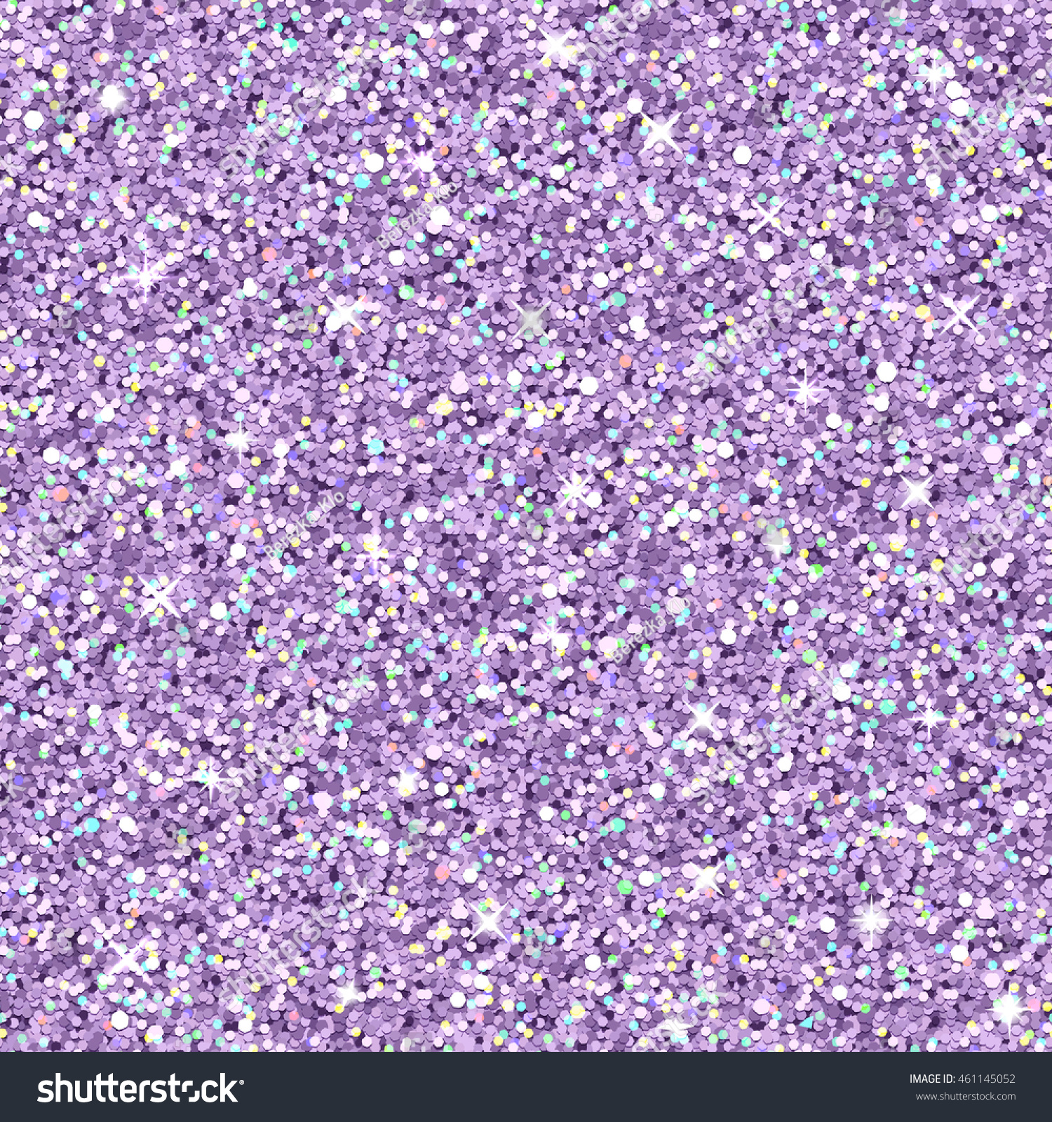 Vector Lilac Glitter Color Highlights Realistic Stock Vector (Royalty ...